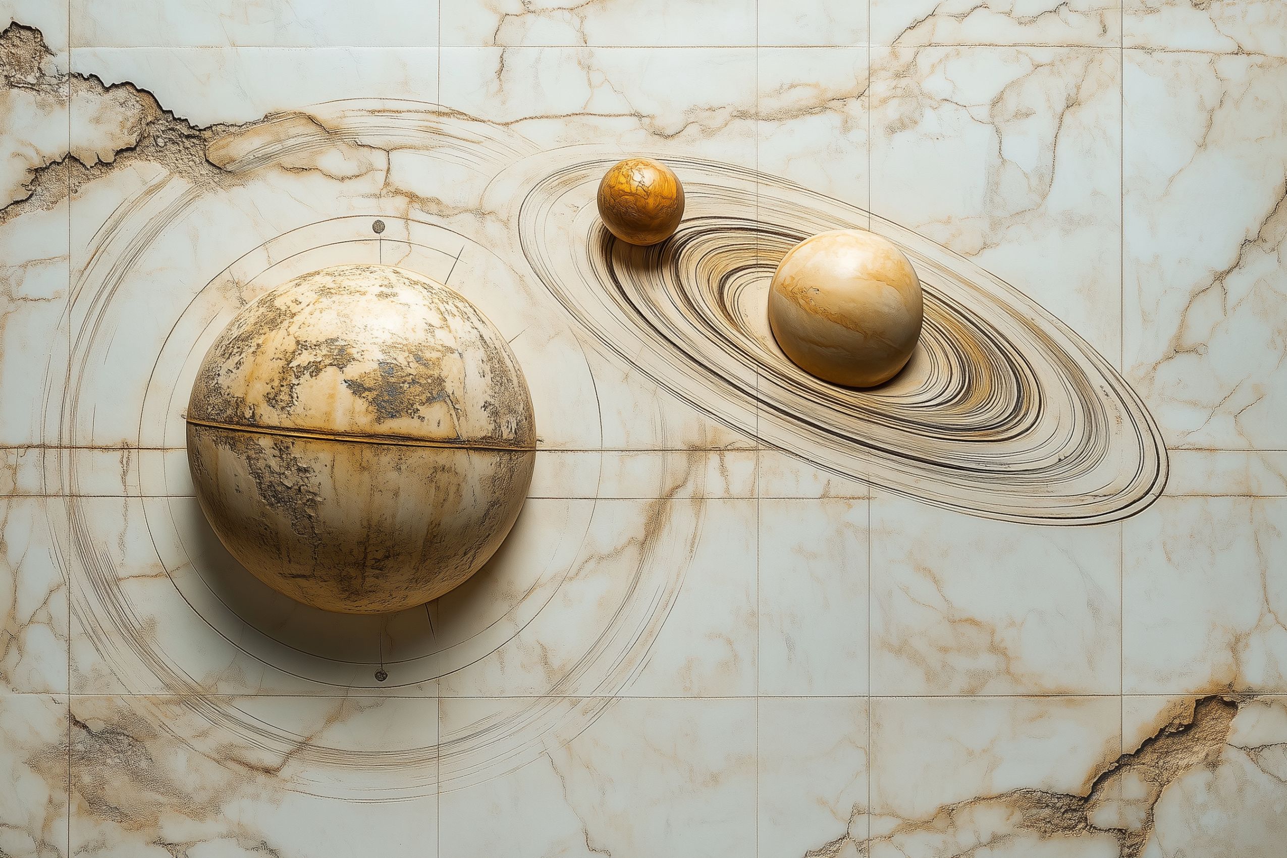 Fond d'écran planete et lune wallpaper desktop 048