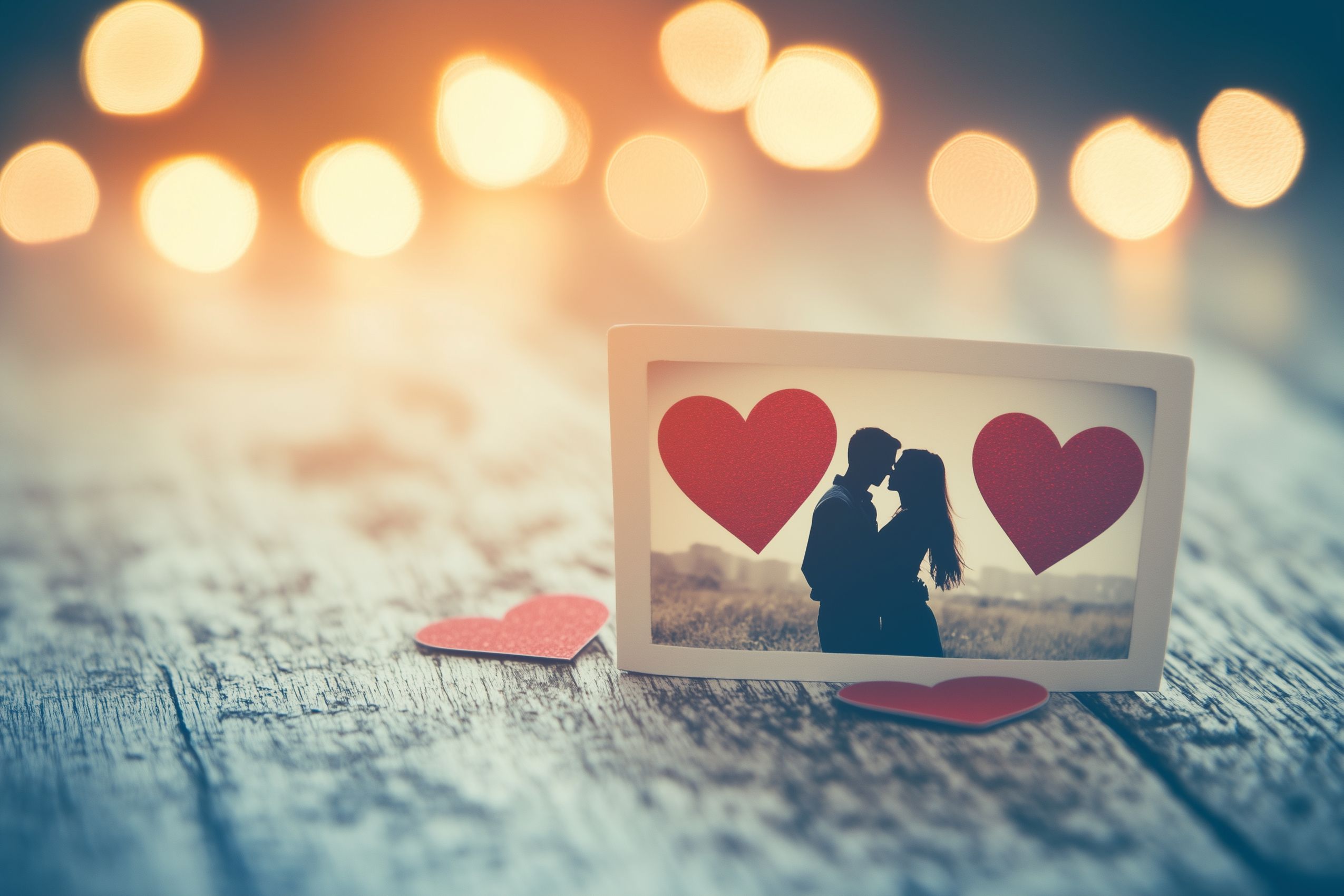 Fond d'écran saint valentin couple coeur 04