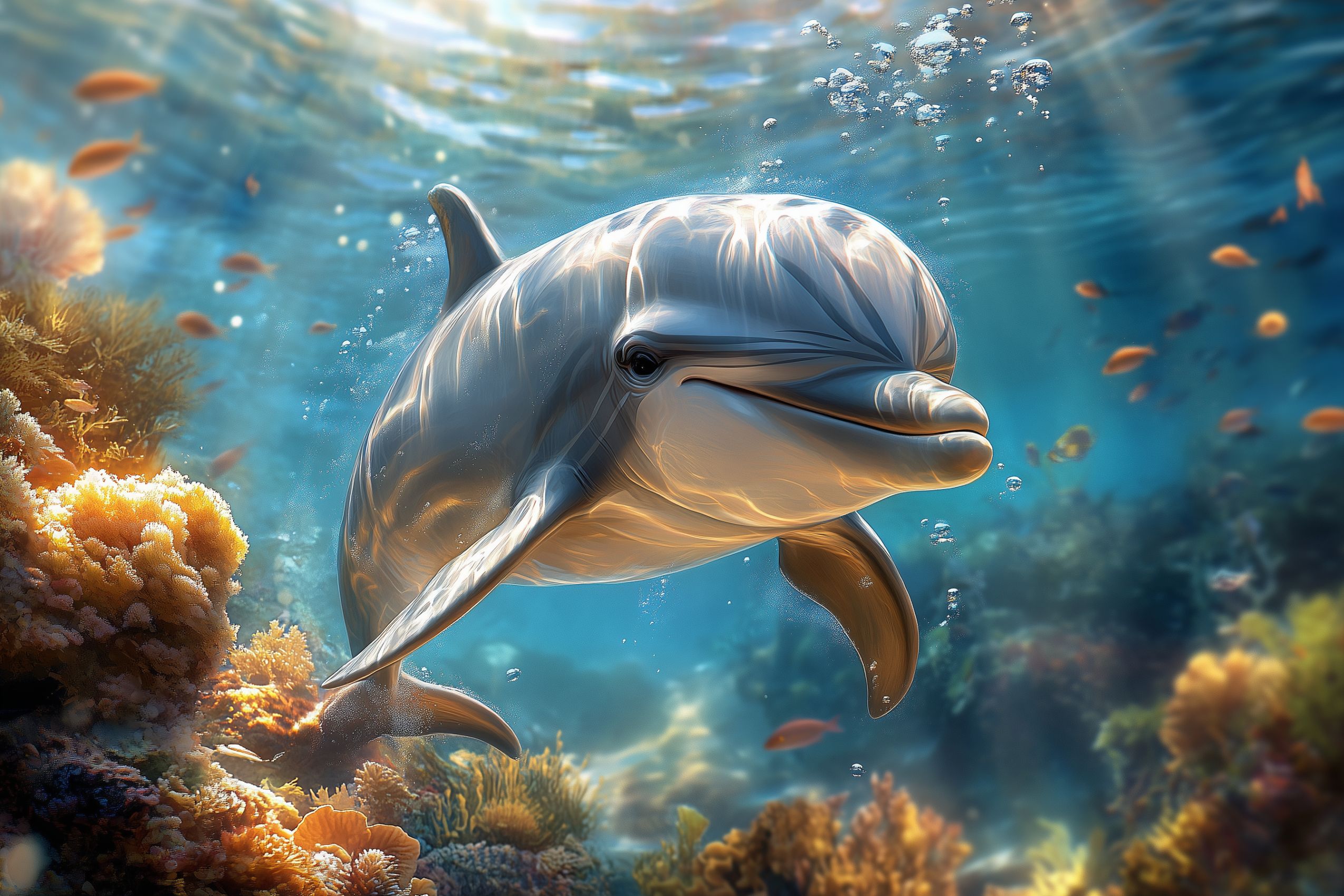 Fond d'écran dauphin 2