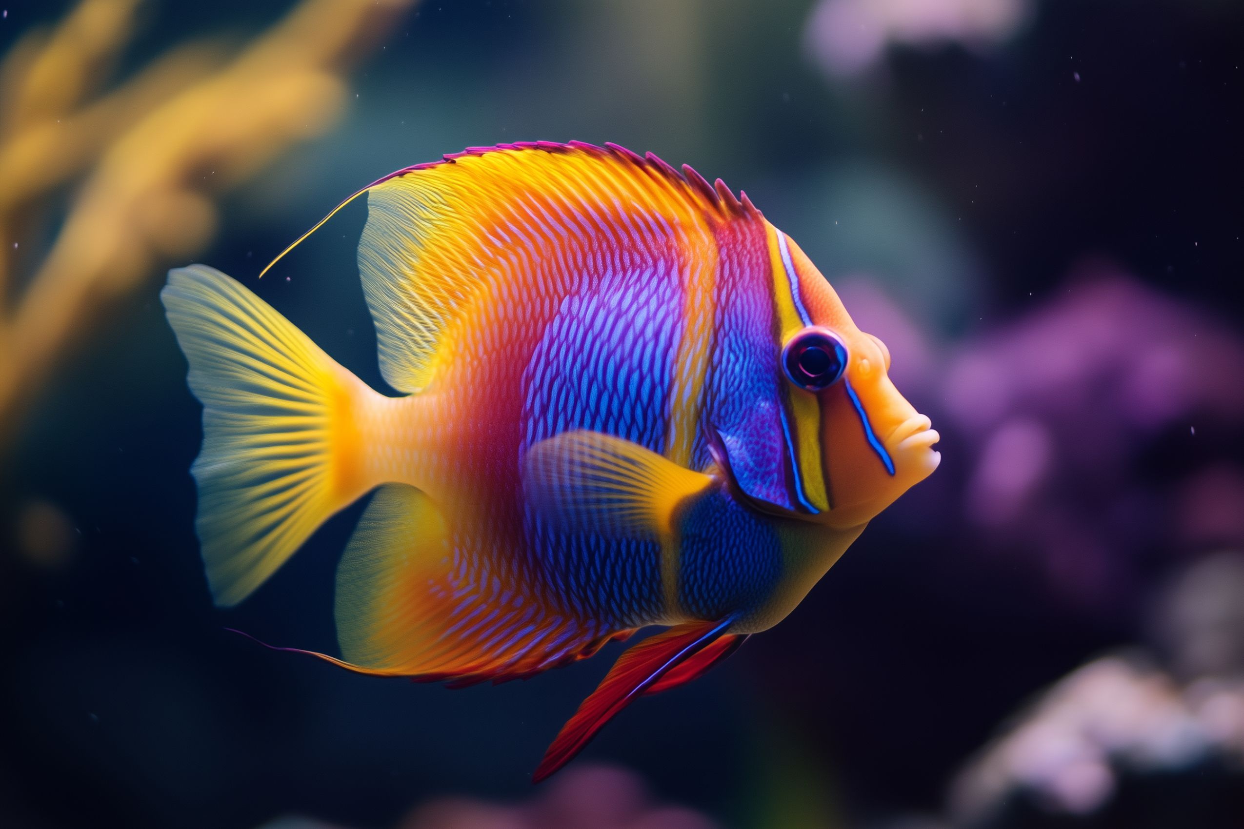 Poisson tropical fond d'écran wallpaper desktop 3
