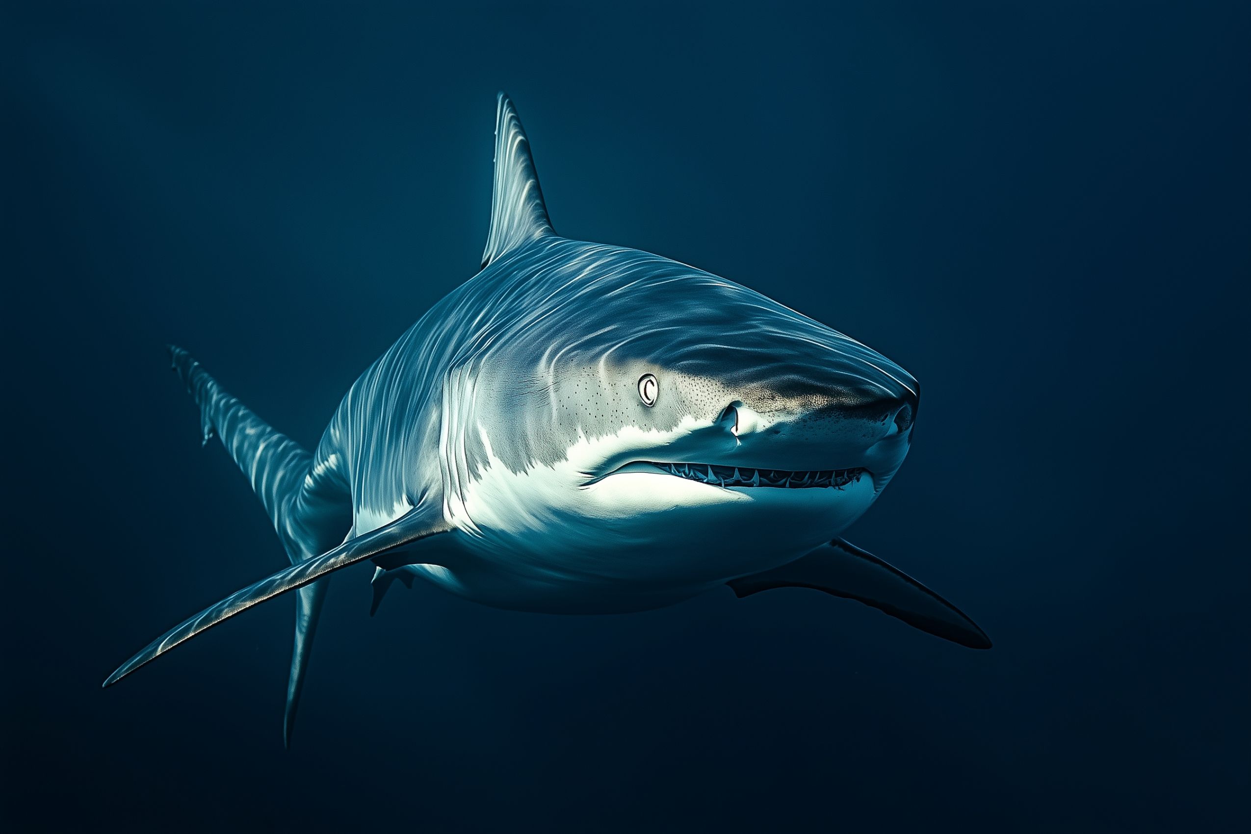 Fond d'écran requin bleu 1