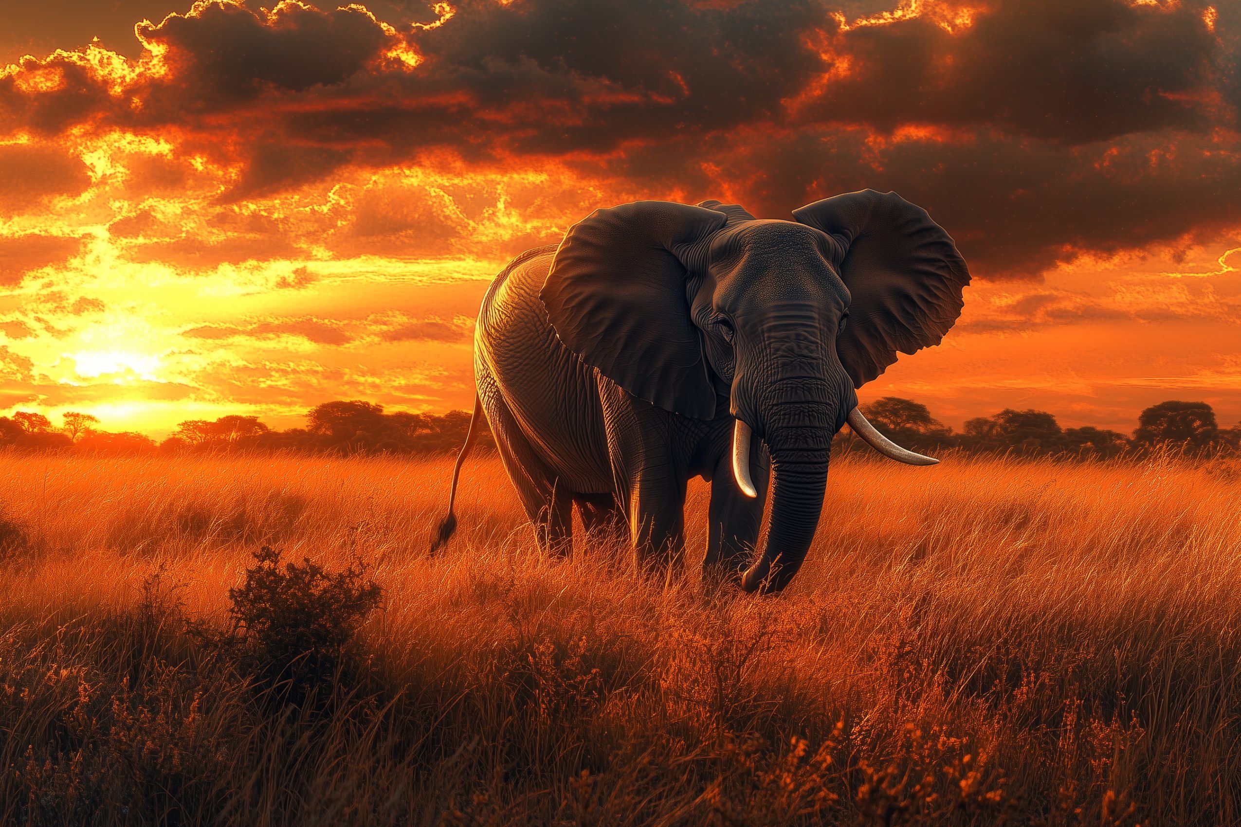 fond d ecran elephant wallpaper 5