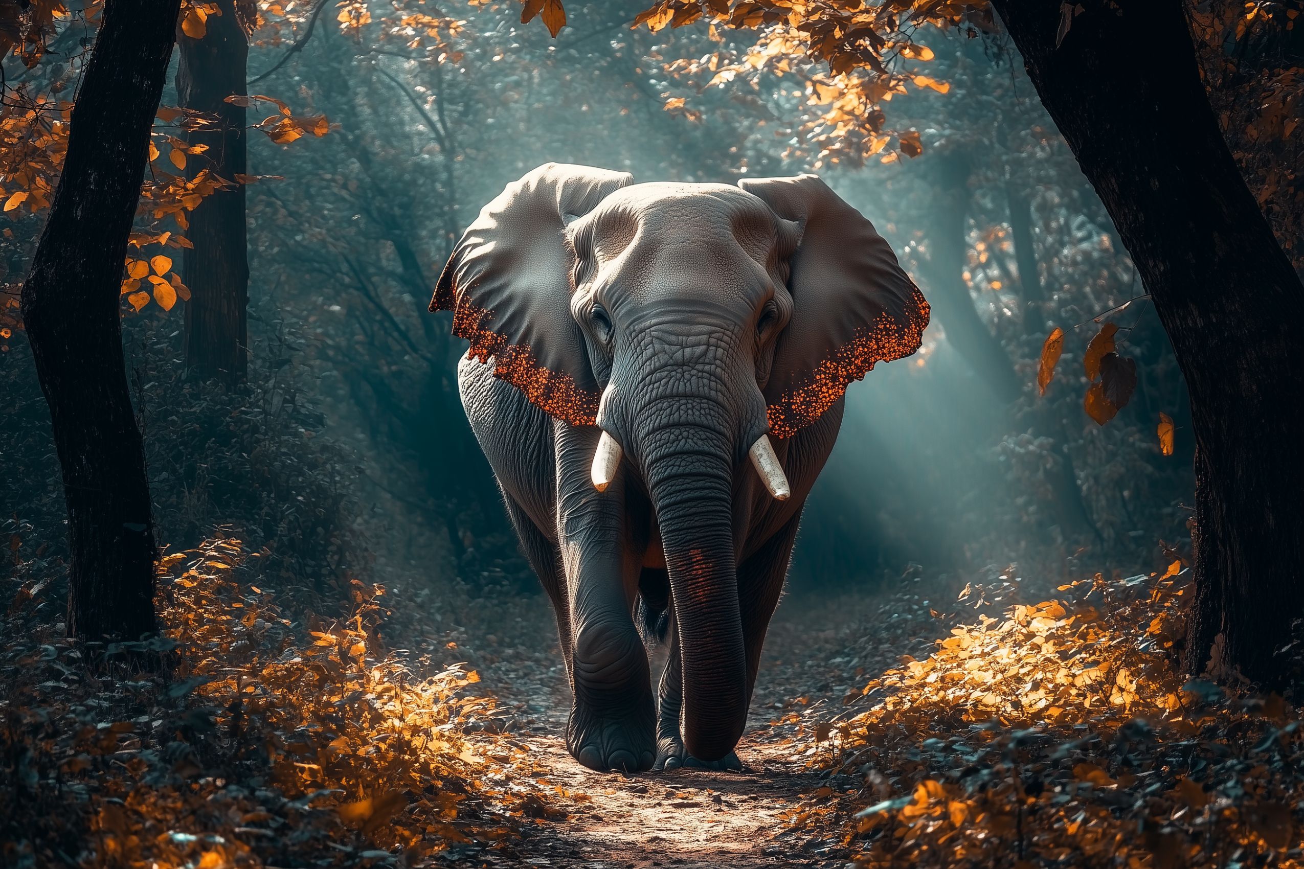 fond d ecran elephant wallpaper 6