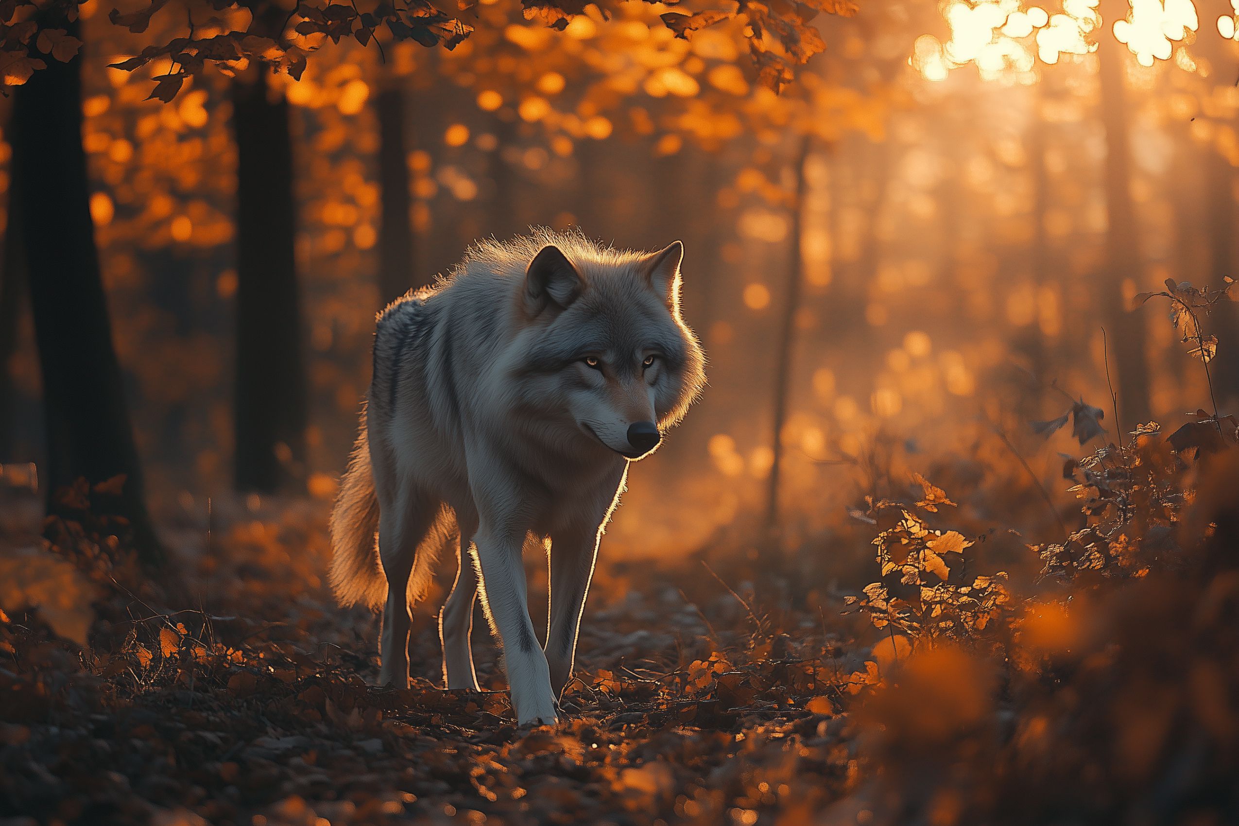 Fond d'écran loup wallpaper 16