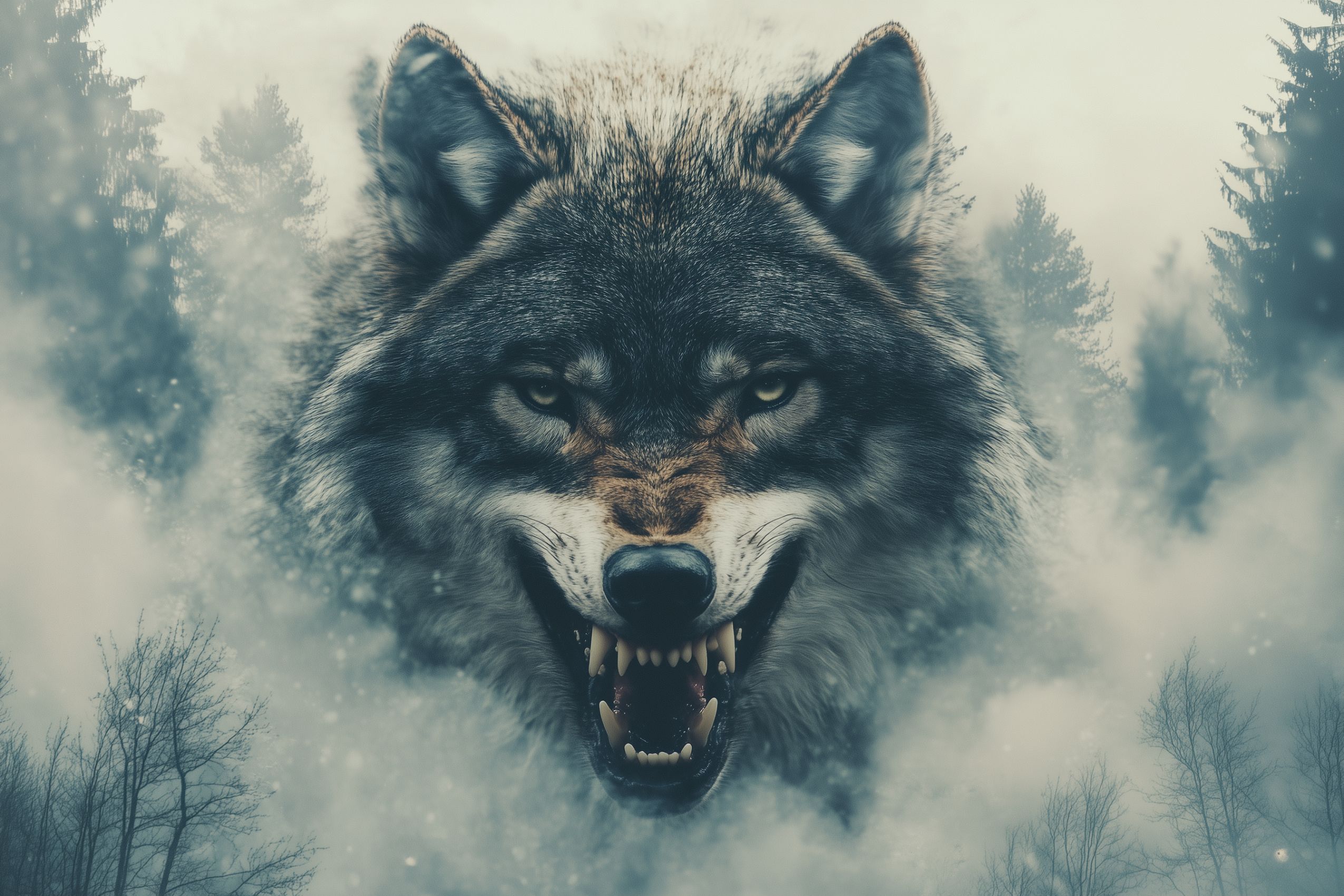 fond d ecran loup wallpaper 5