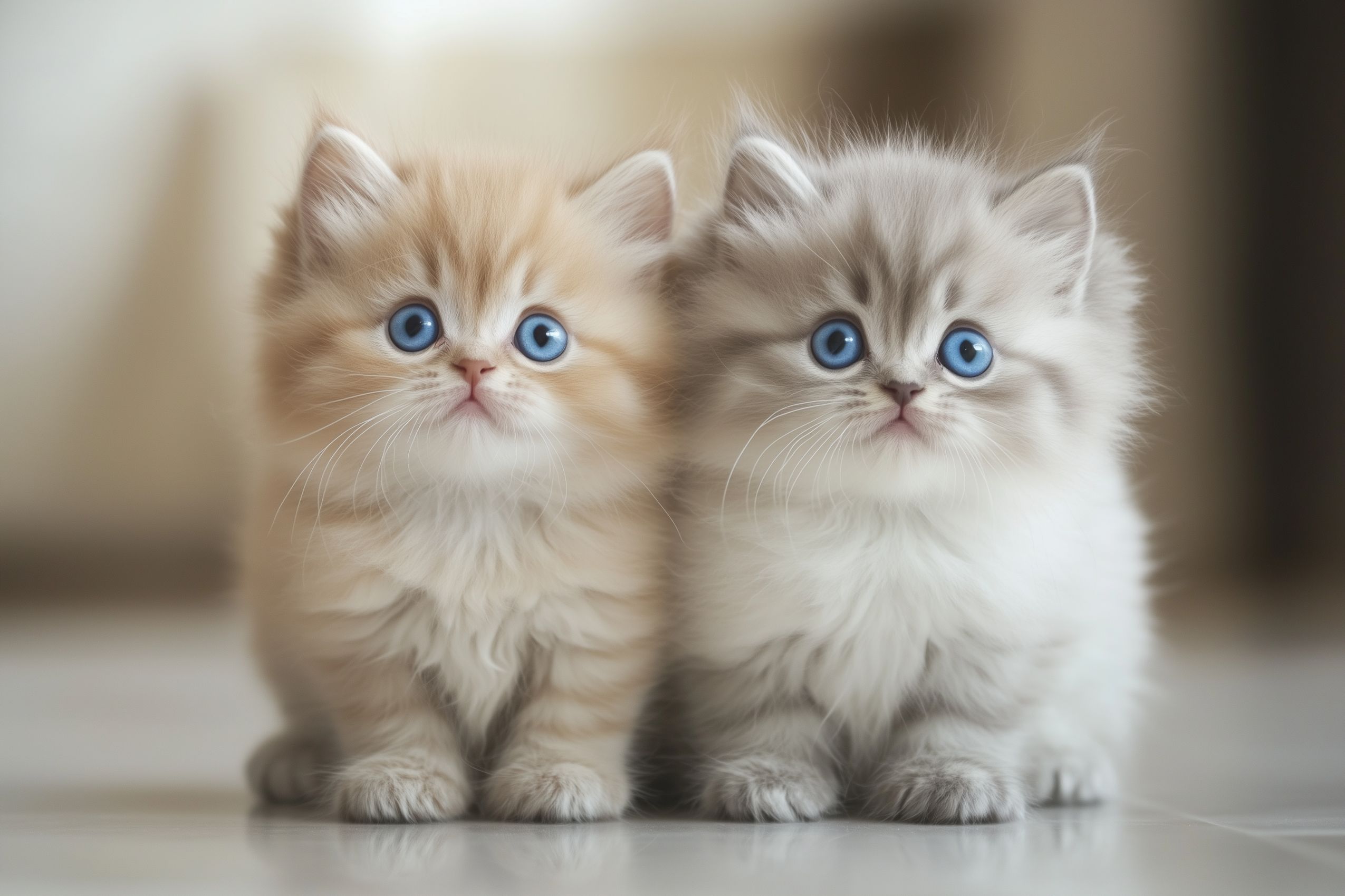 fond d ecran chat deux chatons