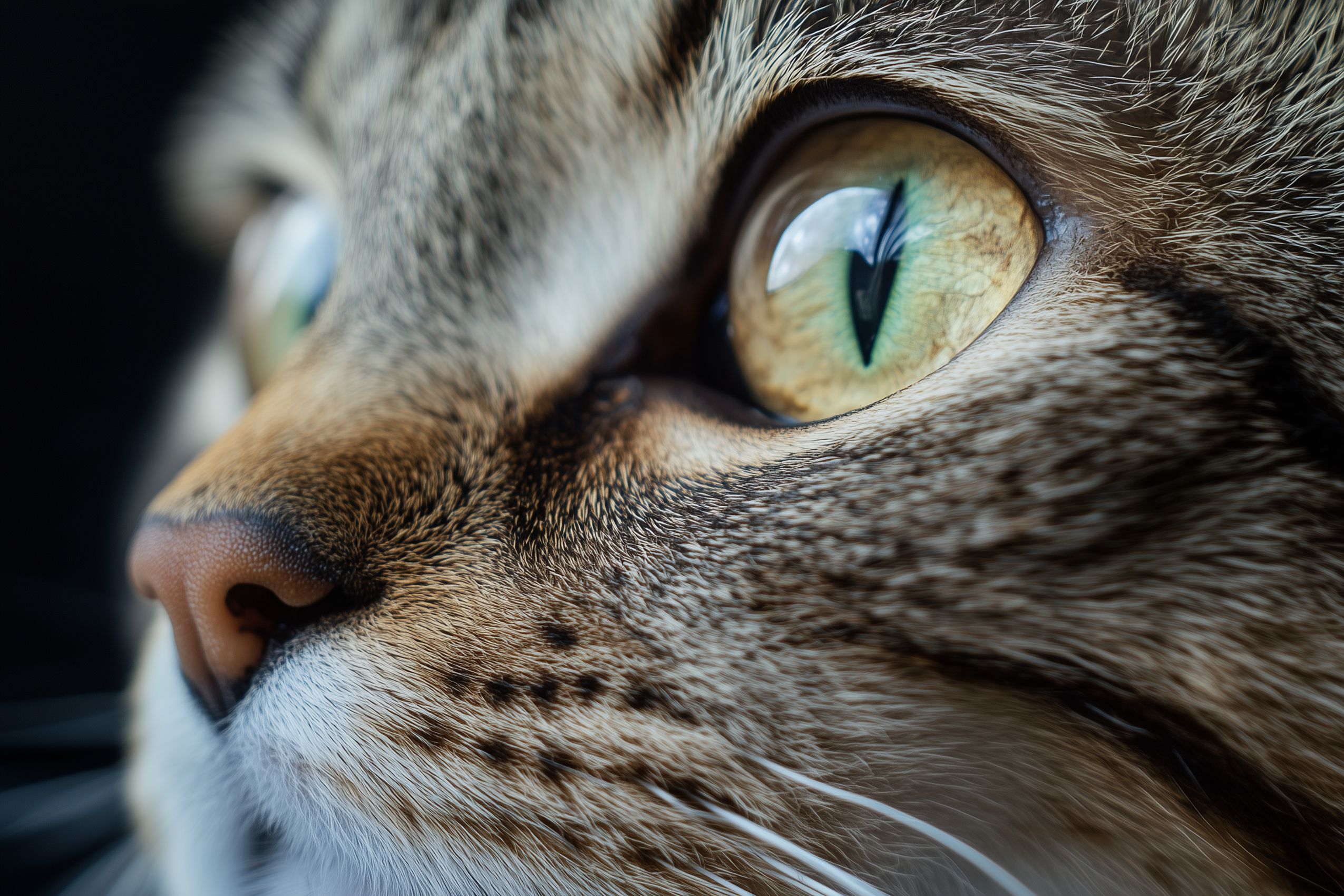 fond d ecran chat oeil gros plan