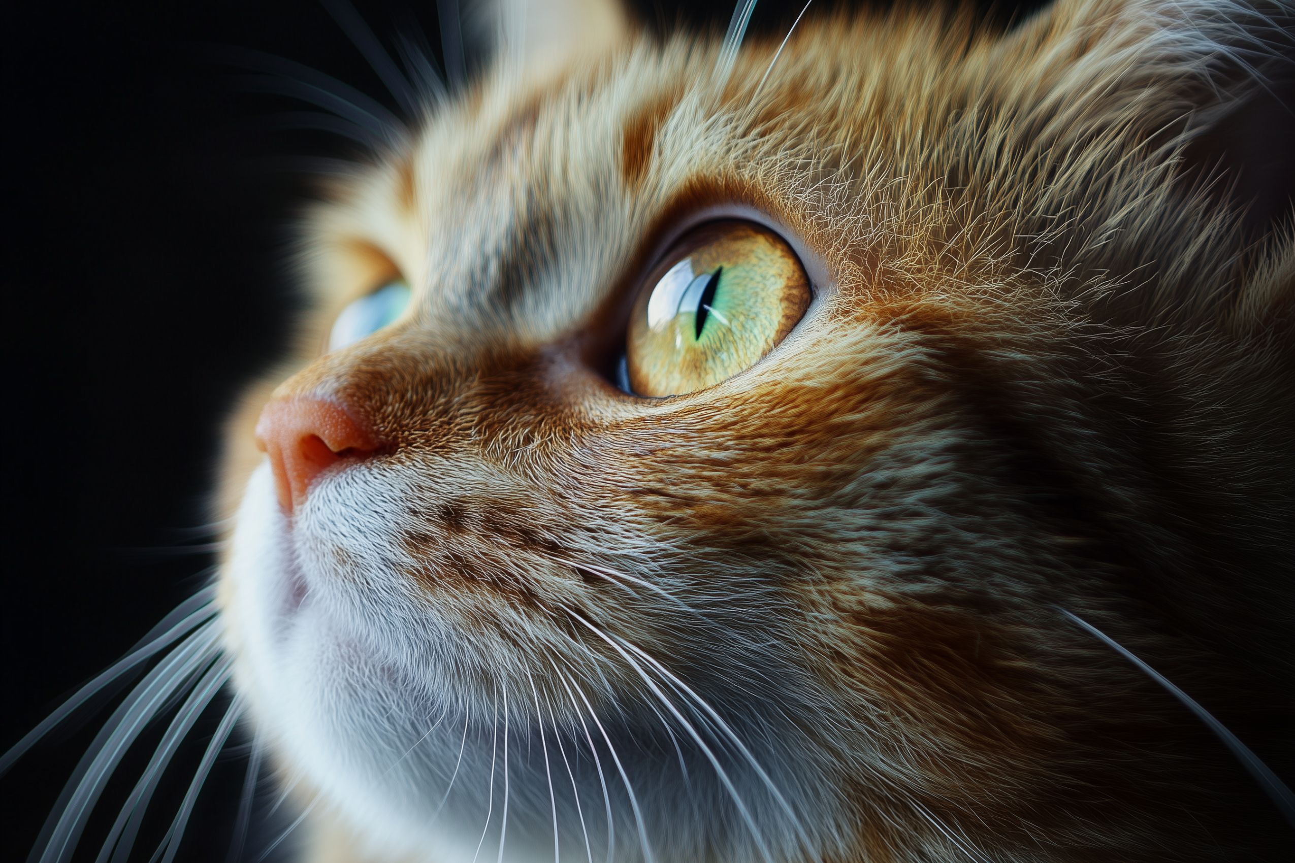 Fond d'écran chat regard 02