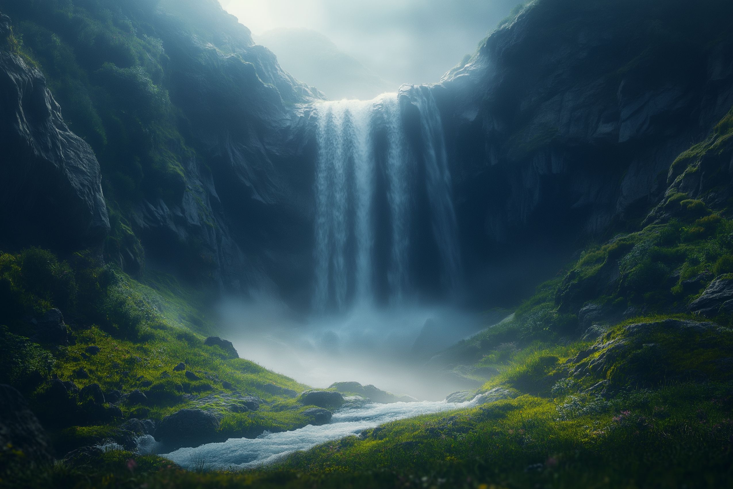 Fond d'écran cascades et rivières wallpaper 001