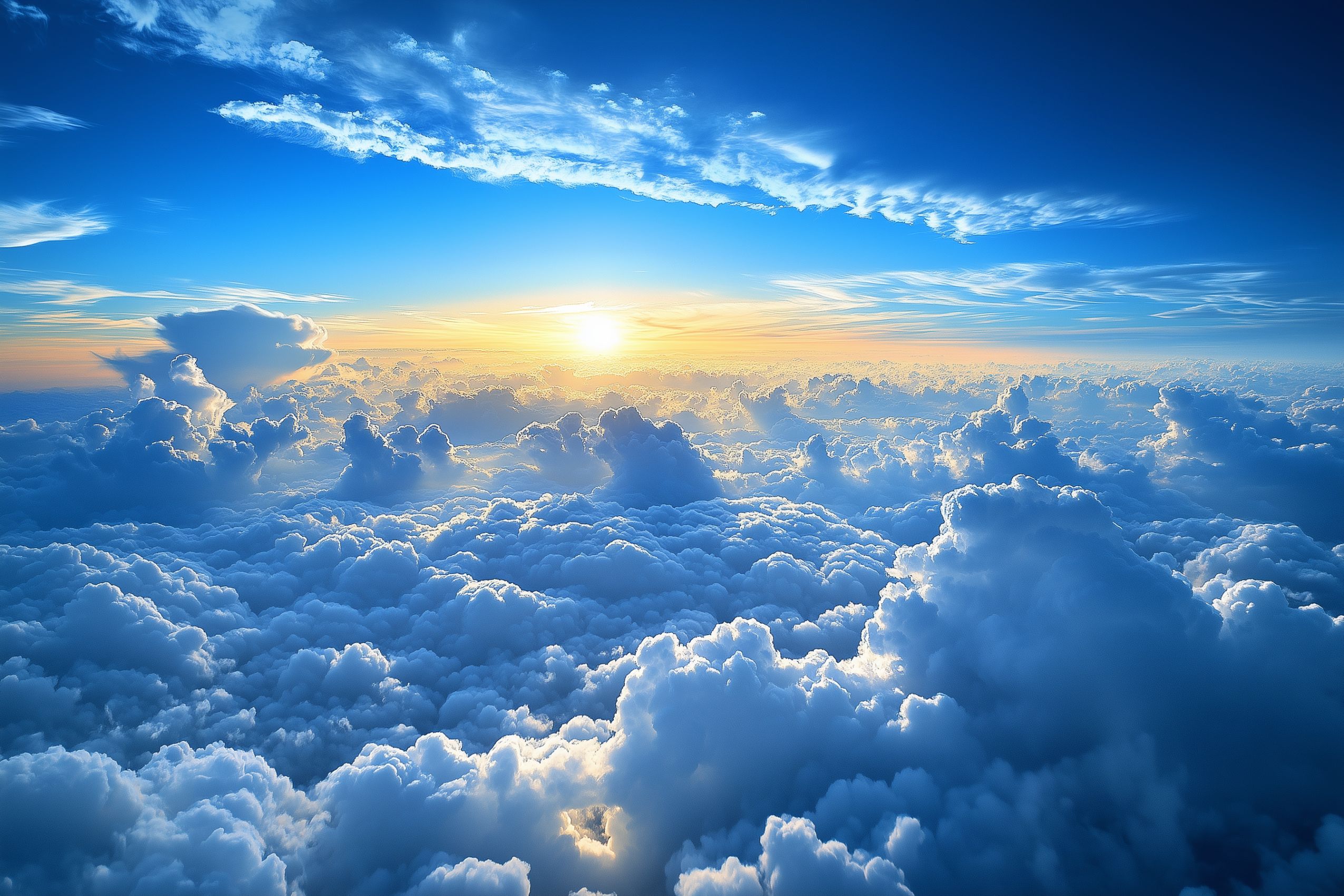 Ciel nuages fond d'écran wallpaper 003