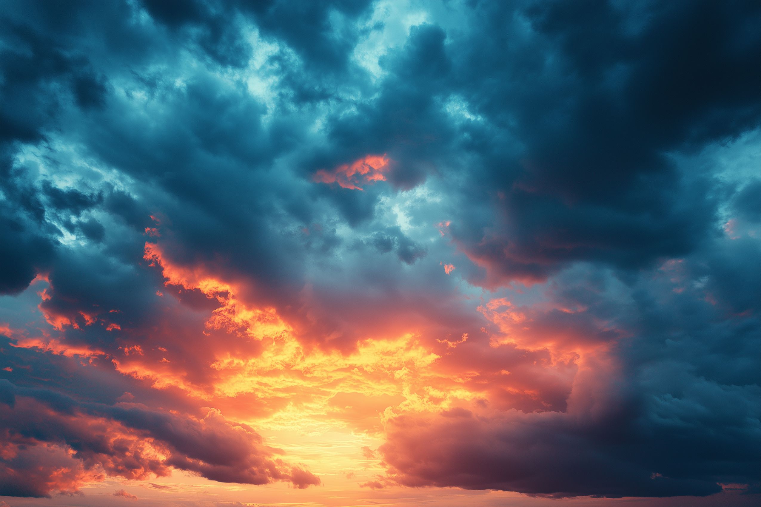 Ciel nuages fond d'écran wallpaper 006