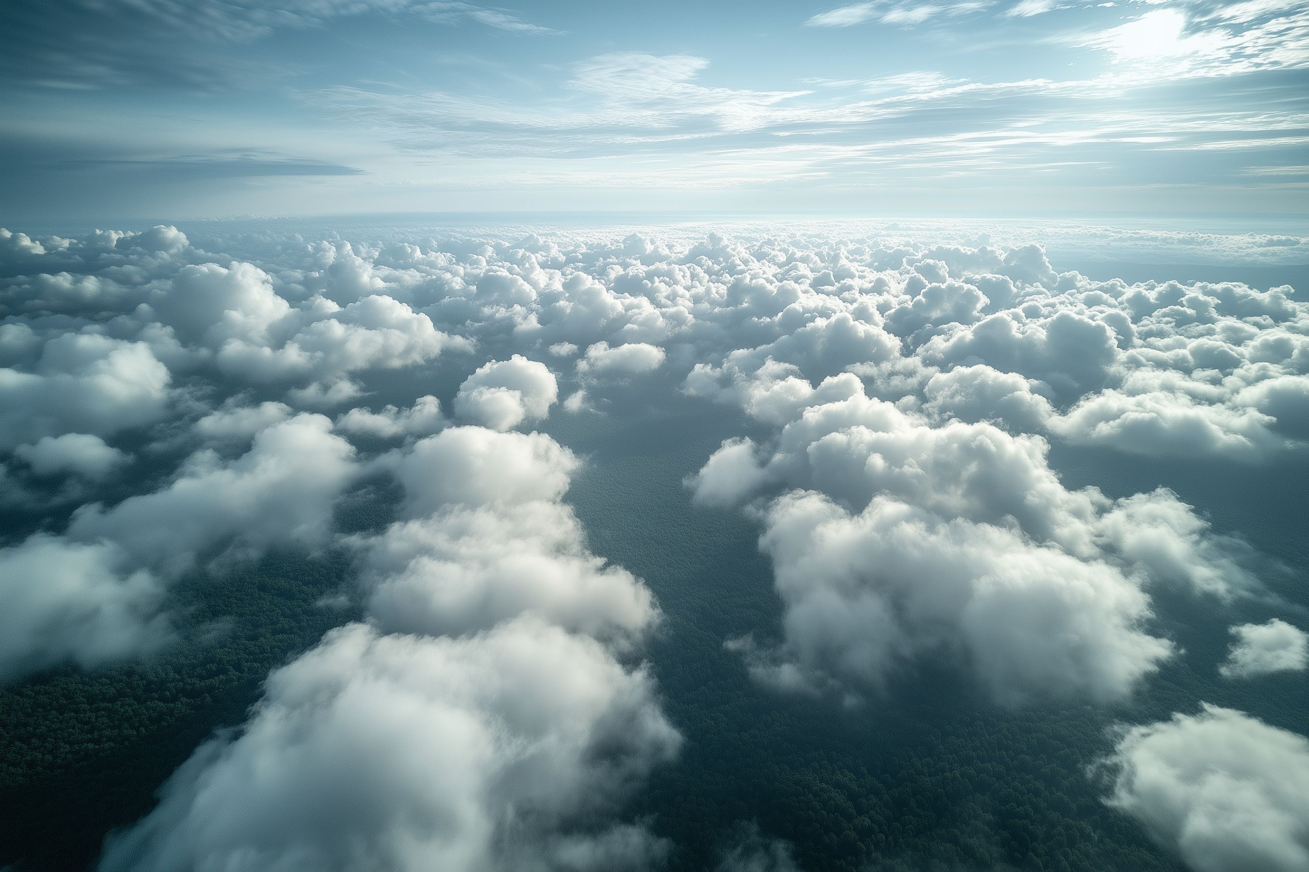 Ciel nuages fond d'écran wallpaper 016