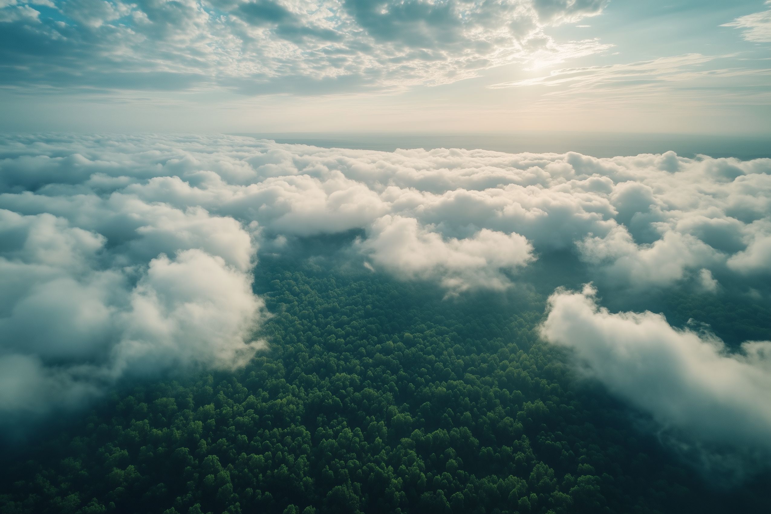 Ciel nuages fond d'écran wallpaper 017