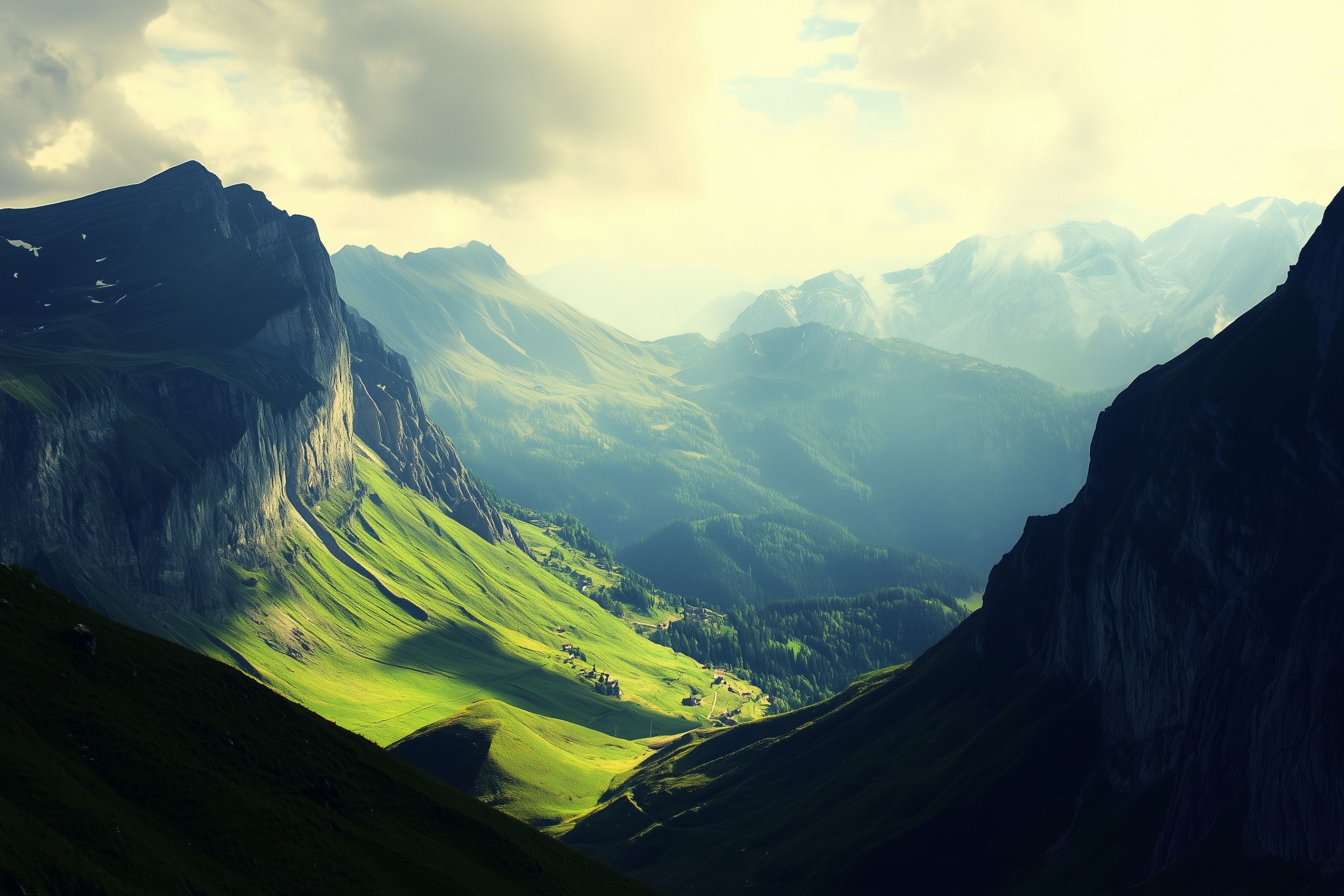 fond d ecran paysage de montagne wallpaper 005