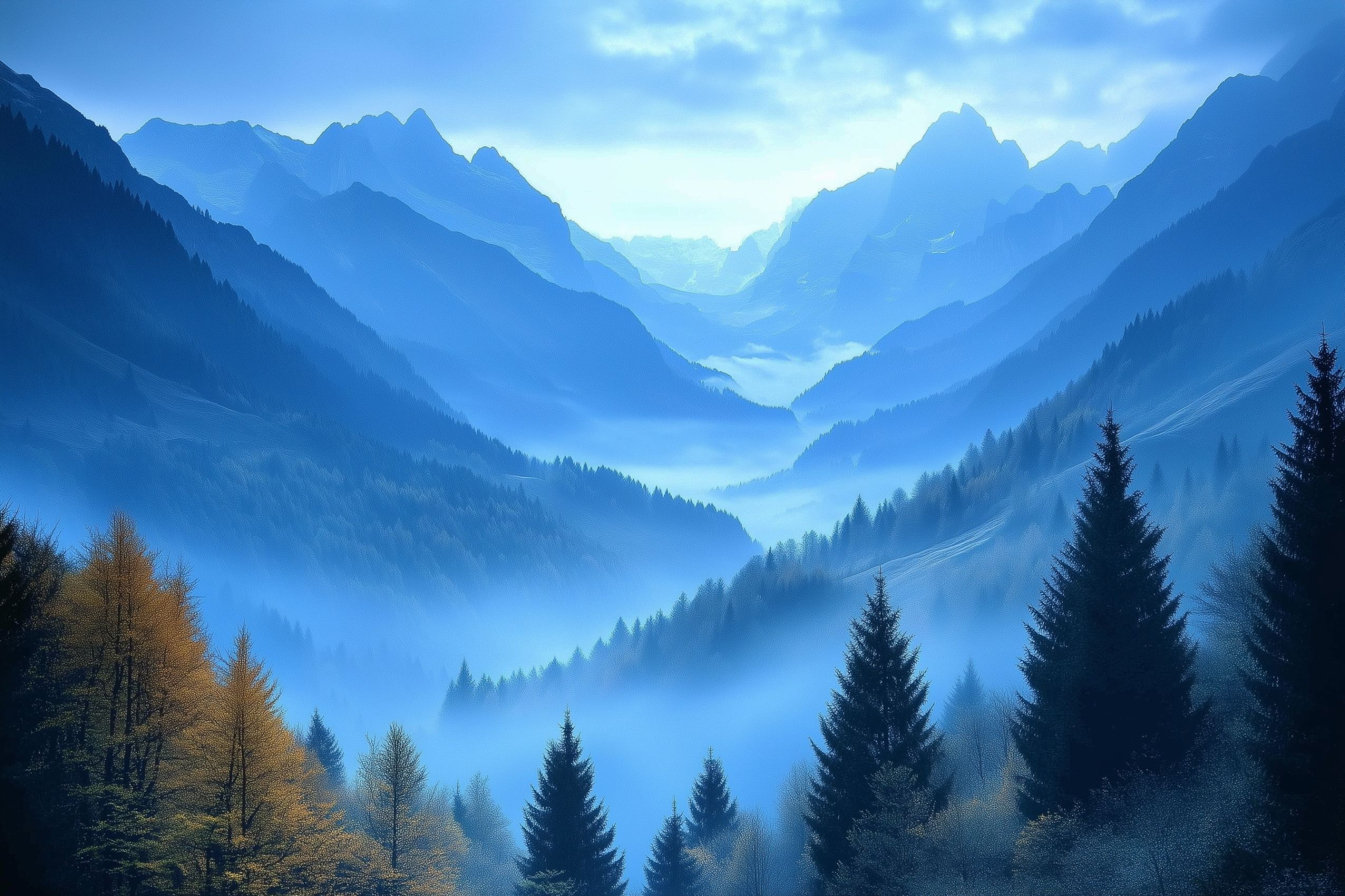 Fond d'écran paysage de montagne wallpaper 008