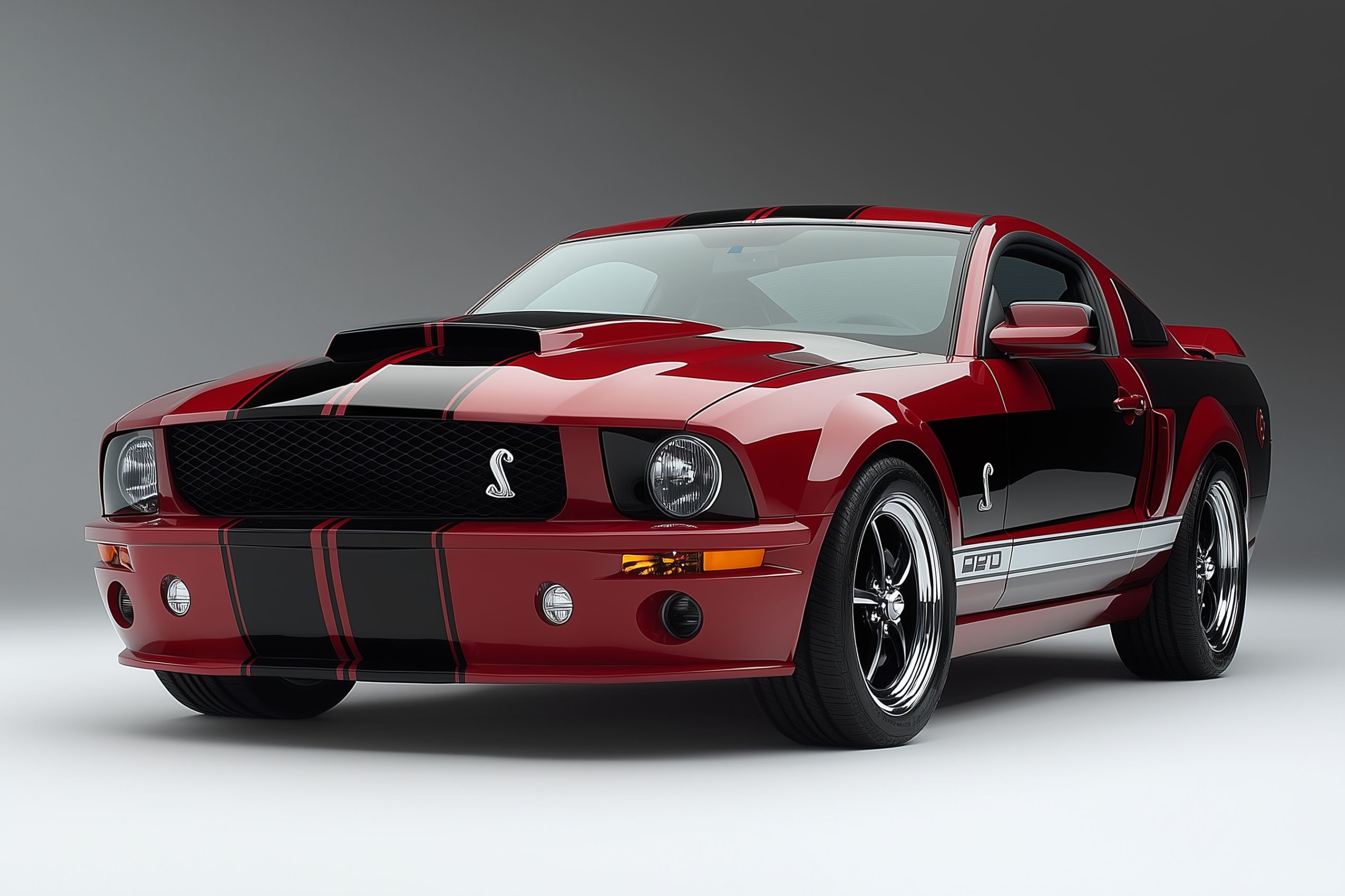 fond-ecran wallpaper ford mustang rouge
