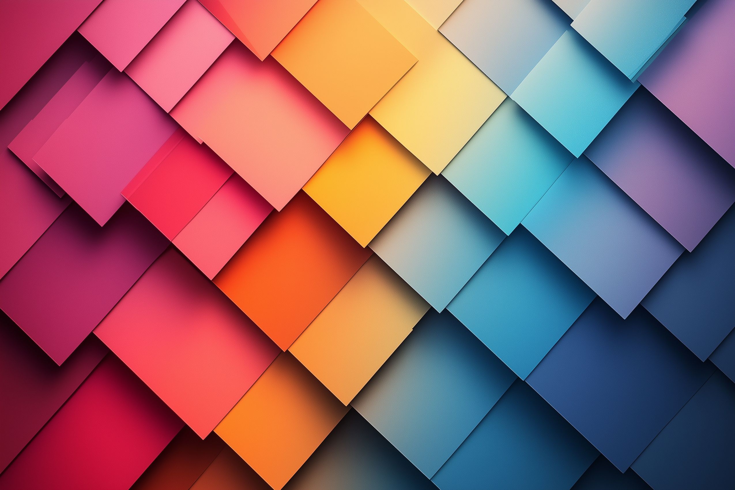 Fond d'écran abstrait minimaliste degrades et ombrages en couleur 002