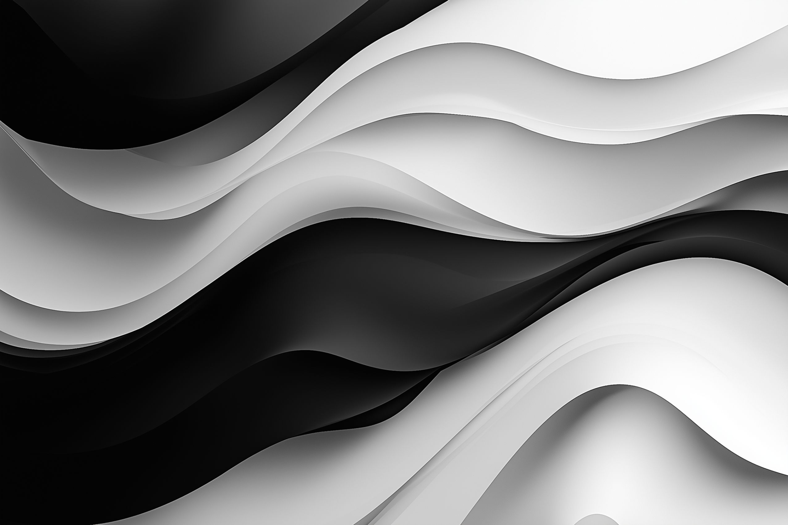 fond d ecran abstrait minimaliste degrades et ombrages en noir et blanc 003