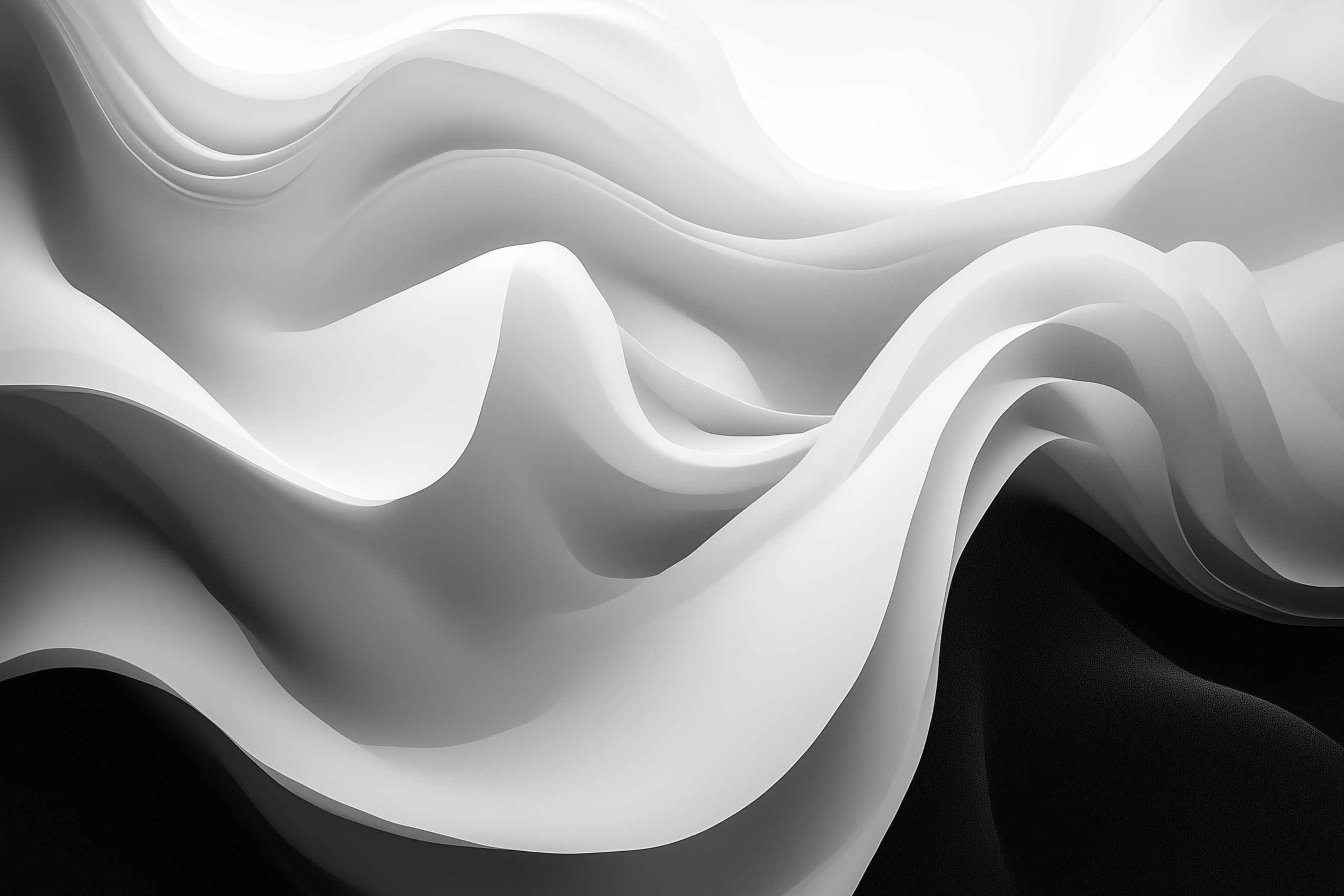 fond d ecran abstrait minimaliste degrades et ombrages en noir et blanc 004