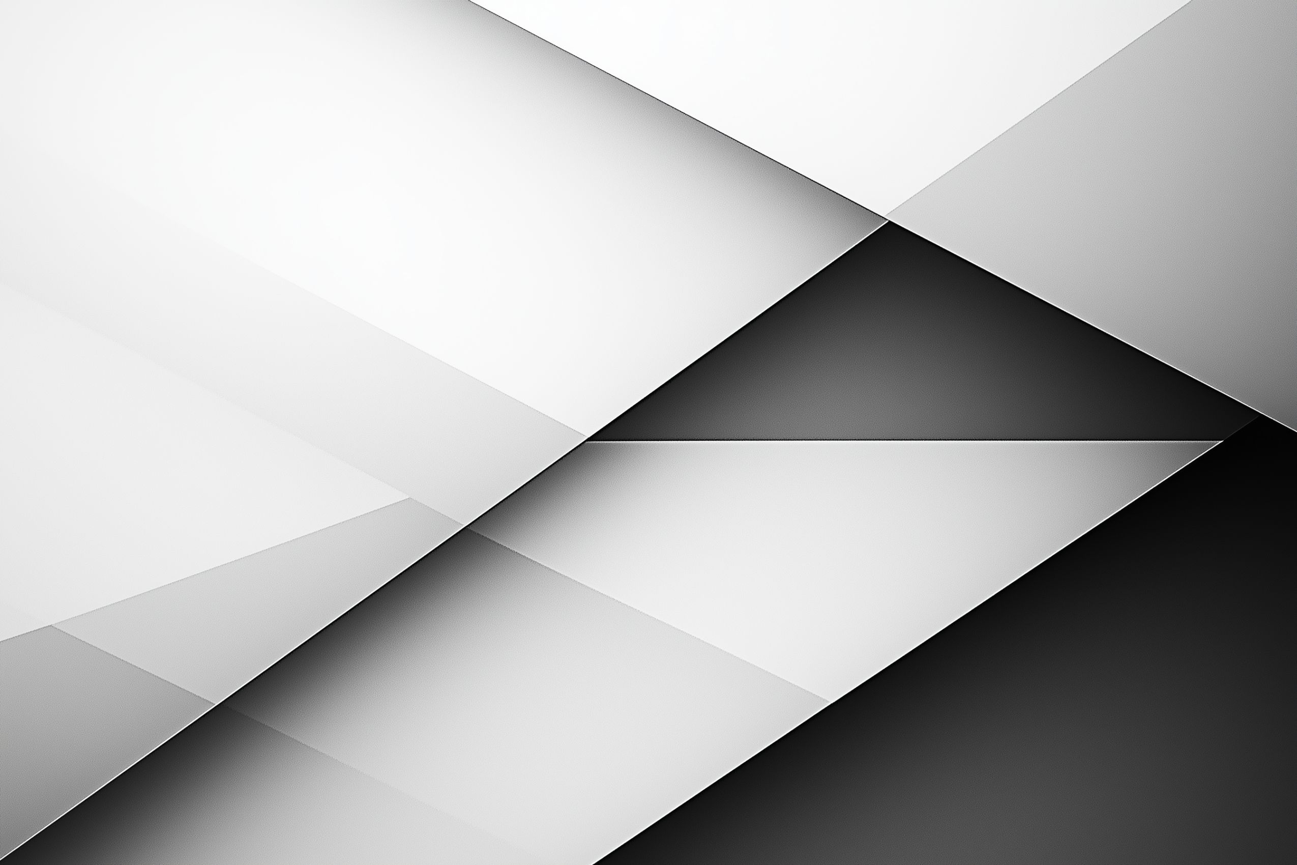 fond d ecran abstrait minimaliste degrades et ombrages en noir et blanc 007