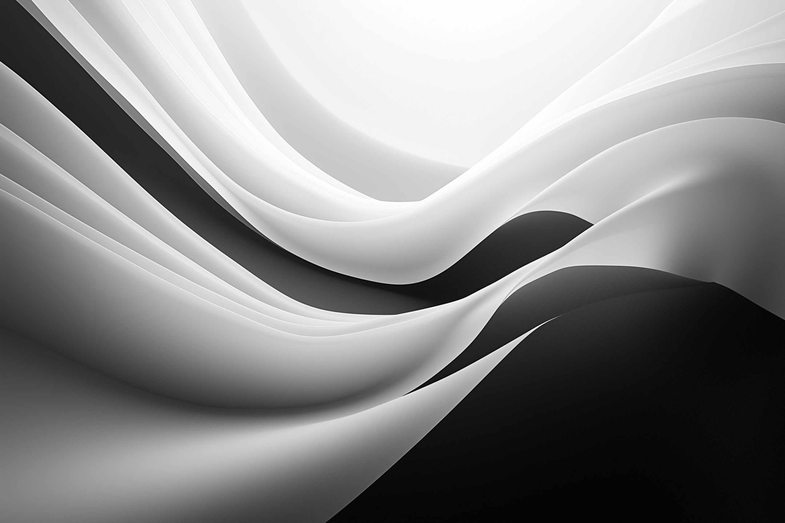 fond d ecran abstrait minimaliste degrades et ombrages en noir et blanc 008