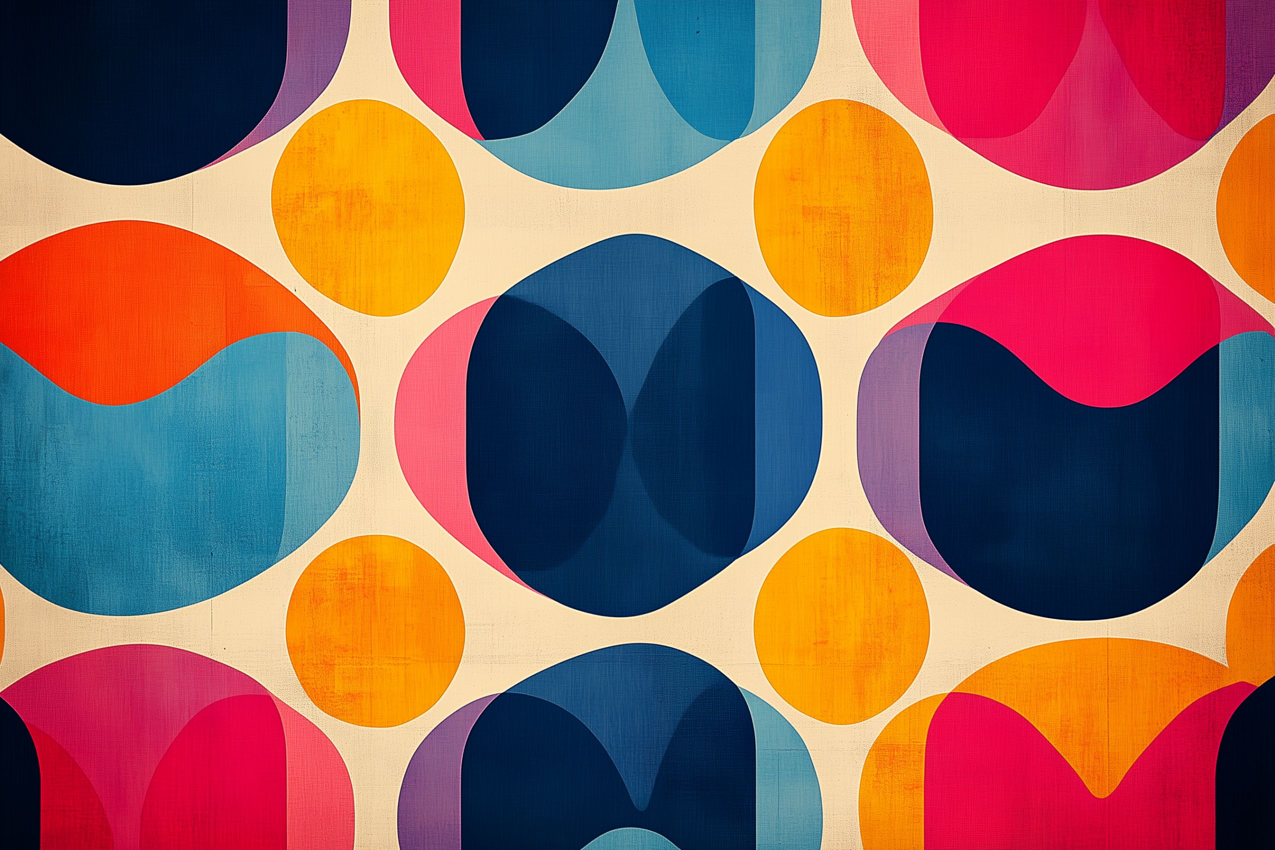 fond d ecran abstrait minimaliste formes arrondies 1