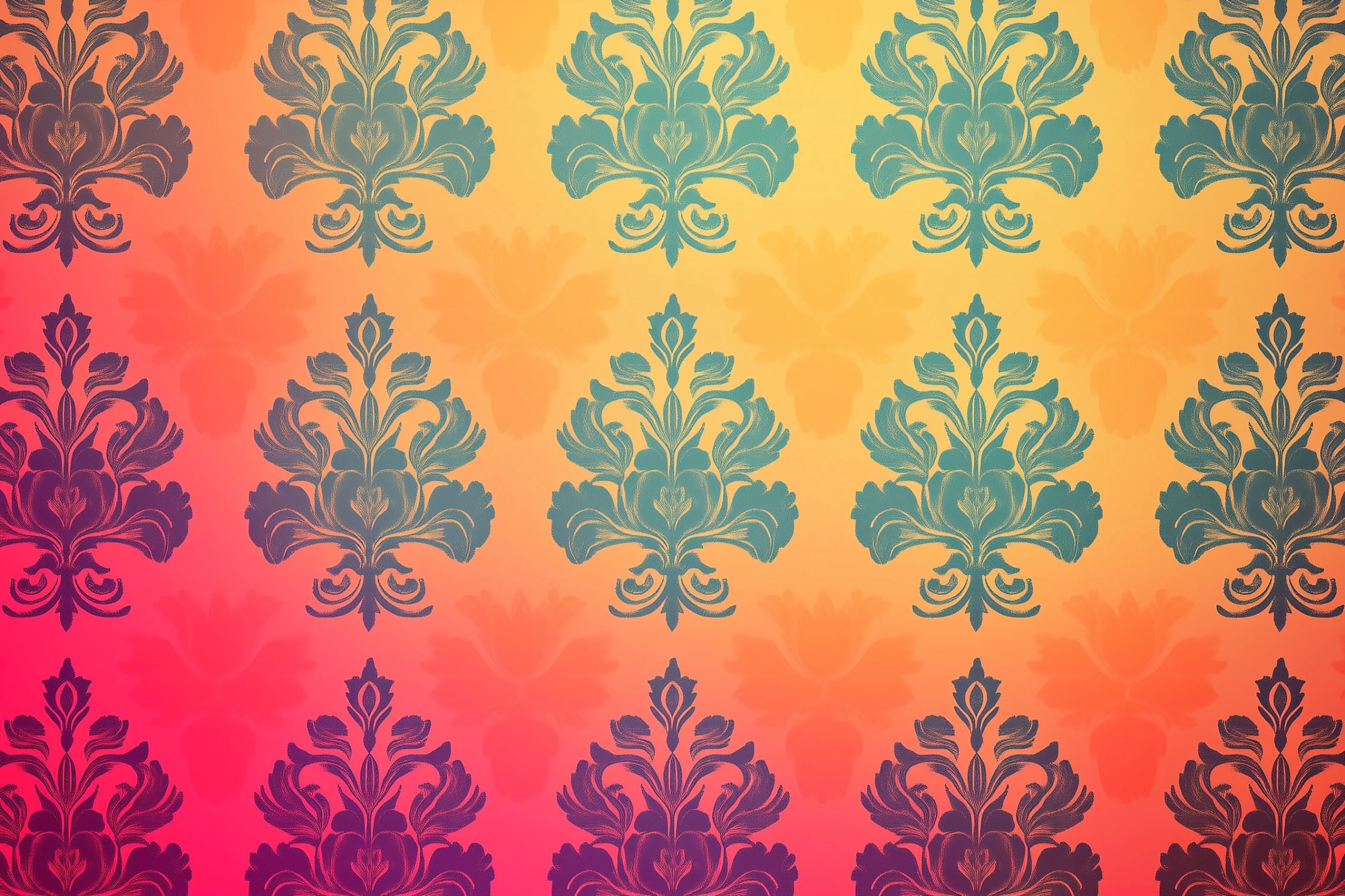 Fond d'écran abstrait minimaliste formes fioritures 1