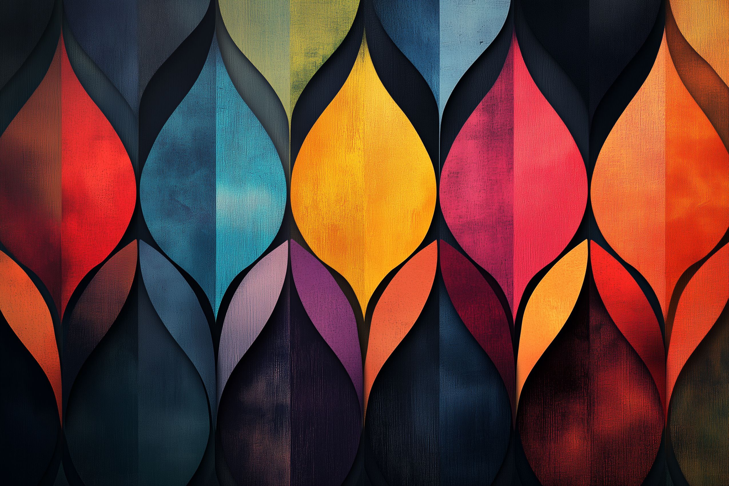 fond d ecran abstrait minimaliste formes pointes 1