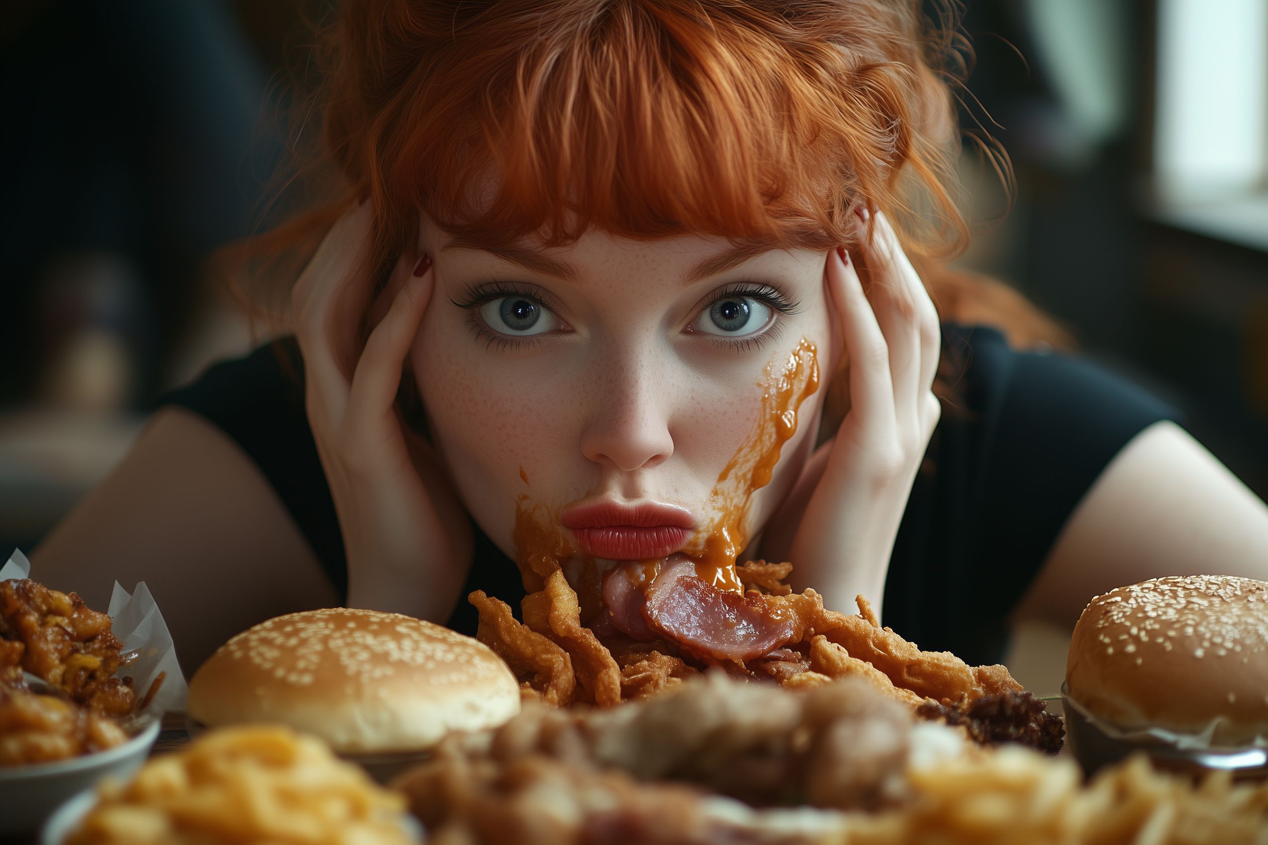 Fond d'écran nourriture femme bouffe wallpaper 4