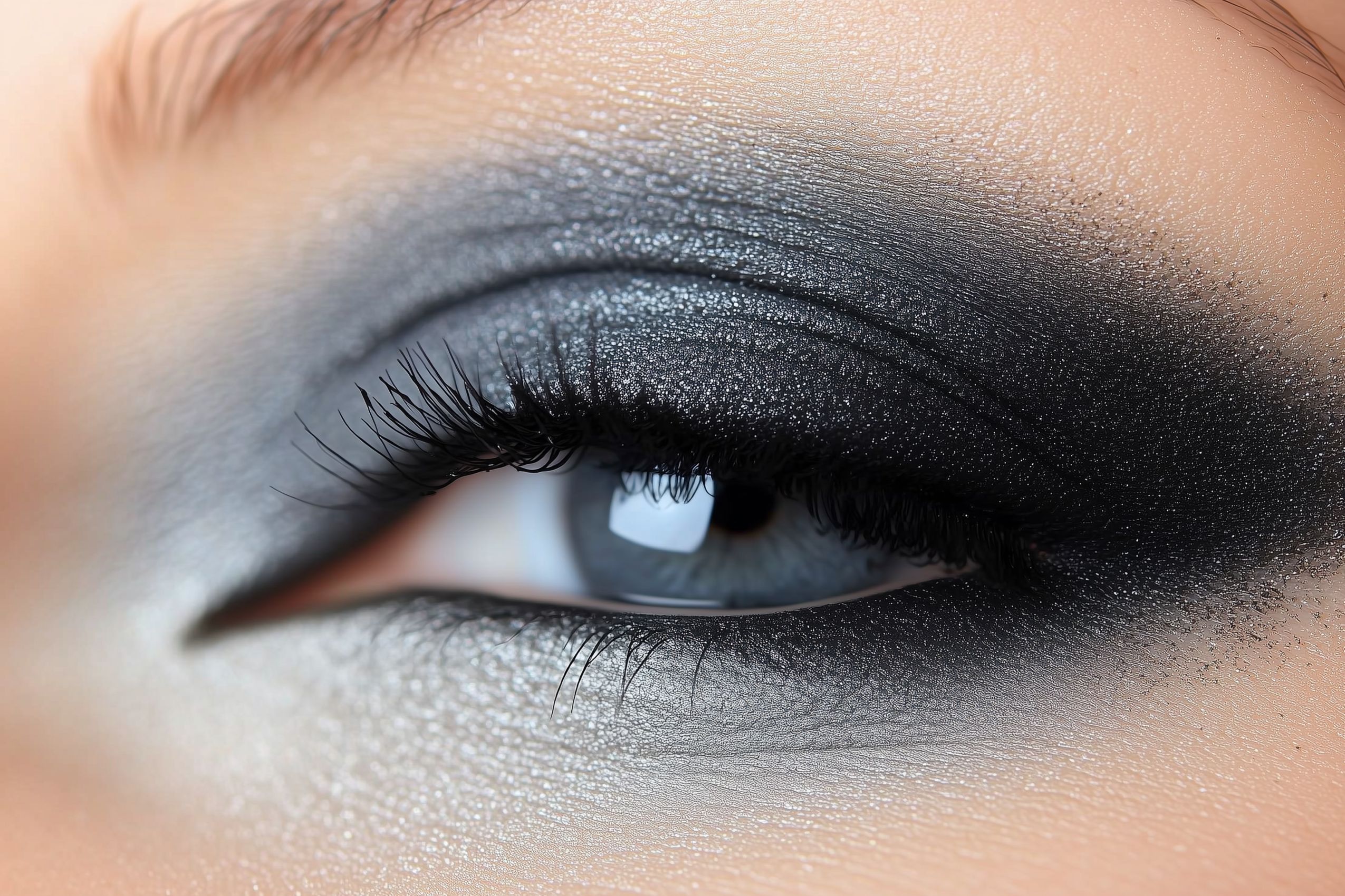 fond d ecran maquillage yeux wallapaper eye makeup degrade noir 1