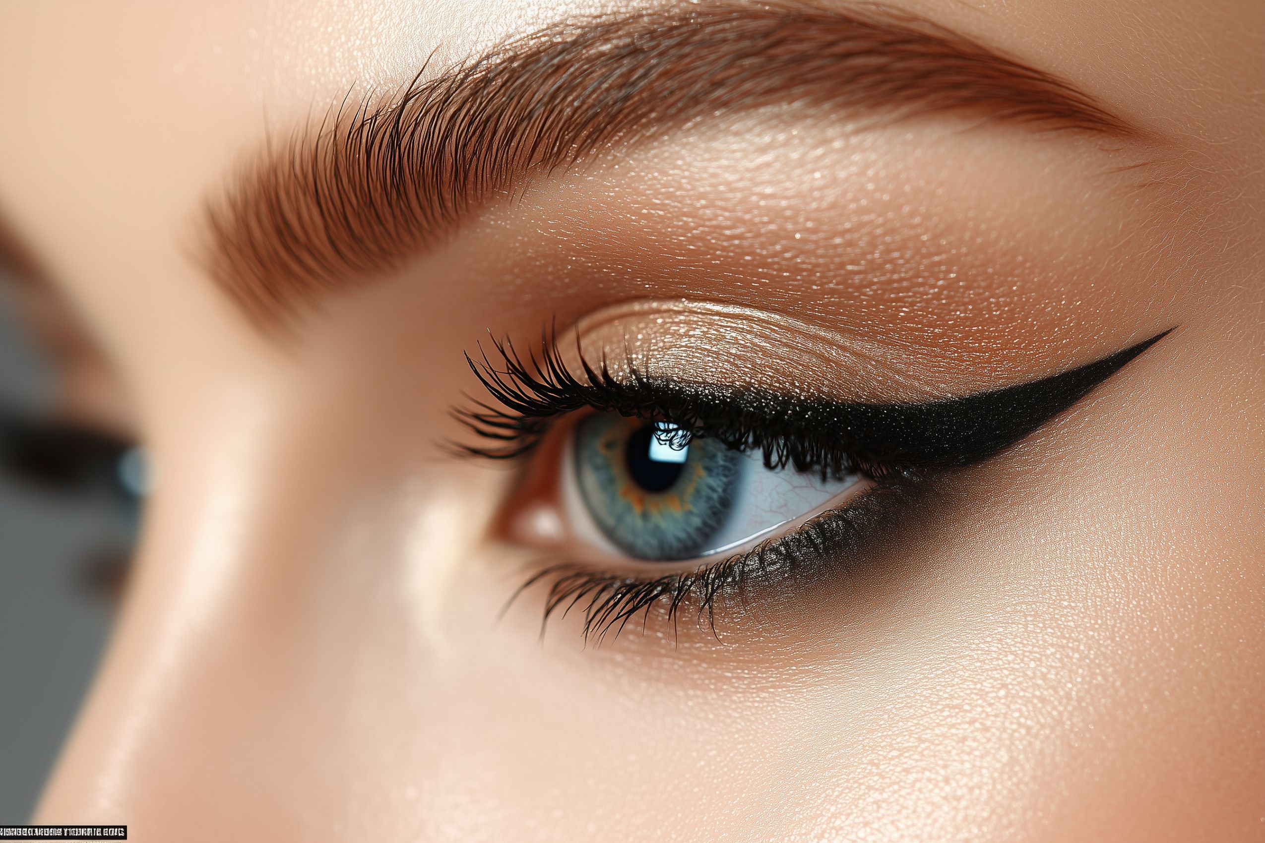 fond d ecran maquillage yeux wallapaper eye makeup degrade noir marron 2