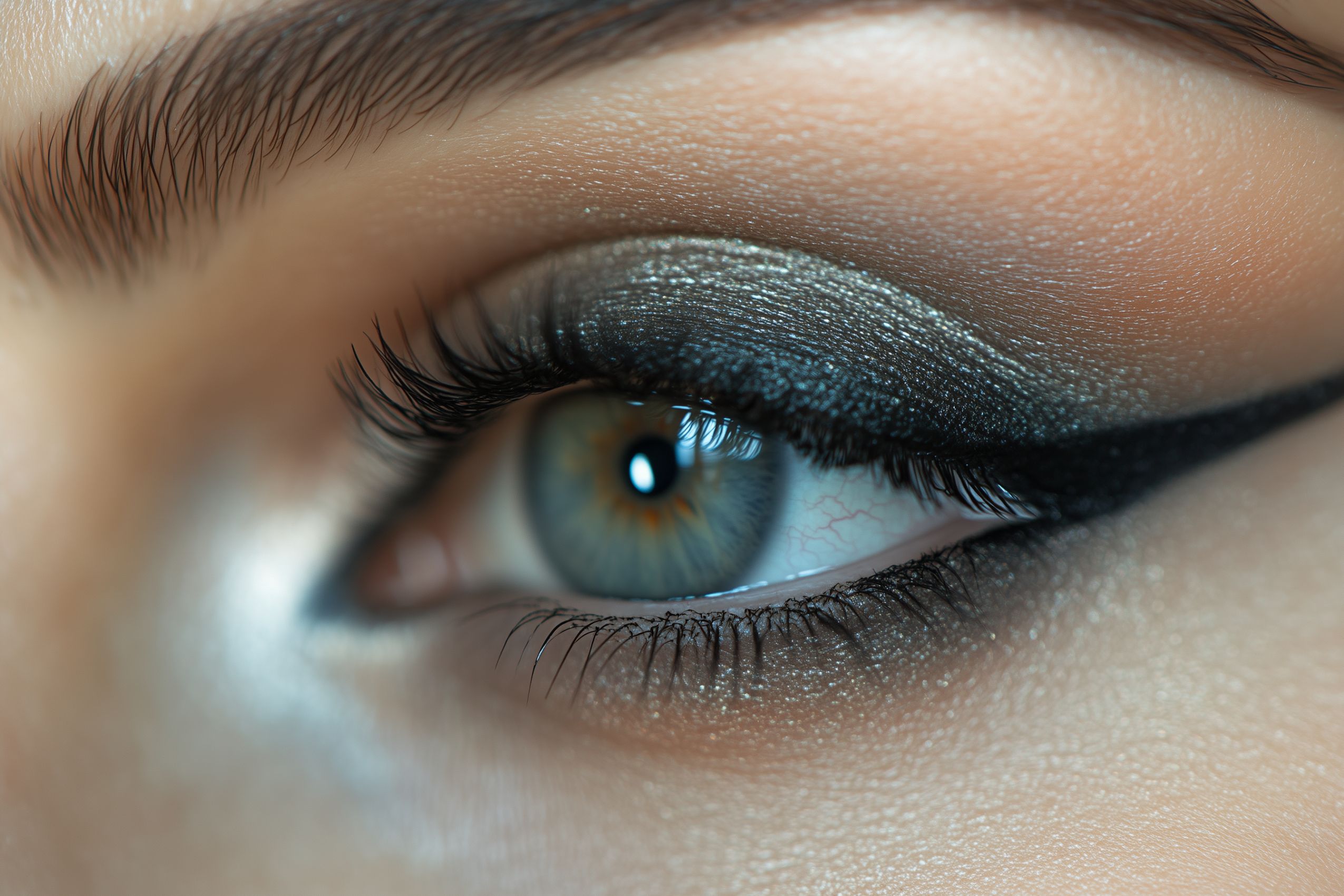 fond d ecran maquillage yeux wallapaper eye makeup degrade noir marron 4