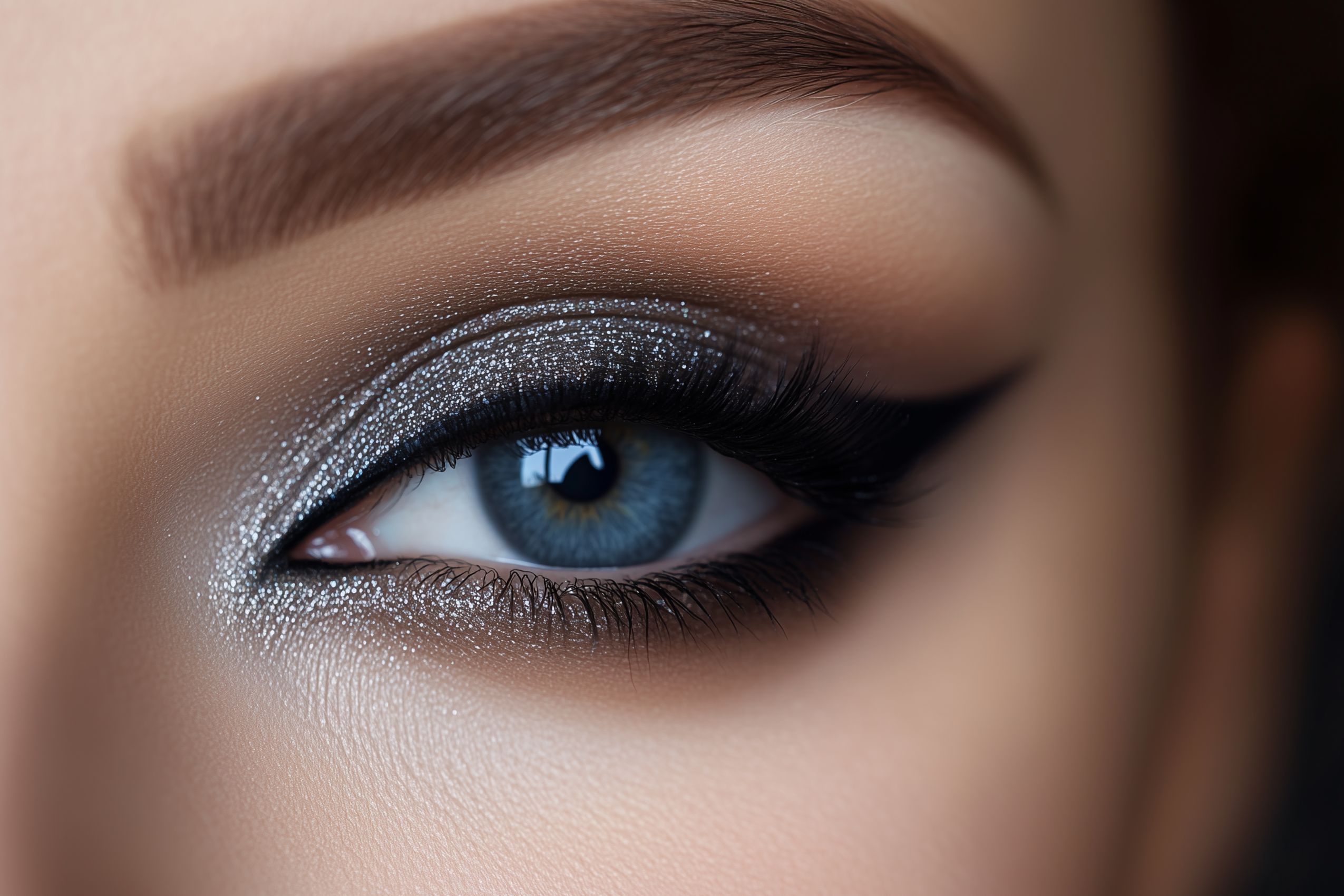 fond d ecran maquillage yeux wallapaper eye makeup degrade noir marron 5