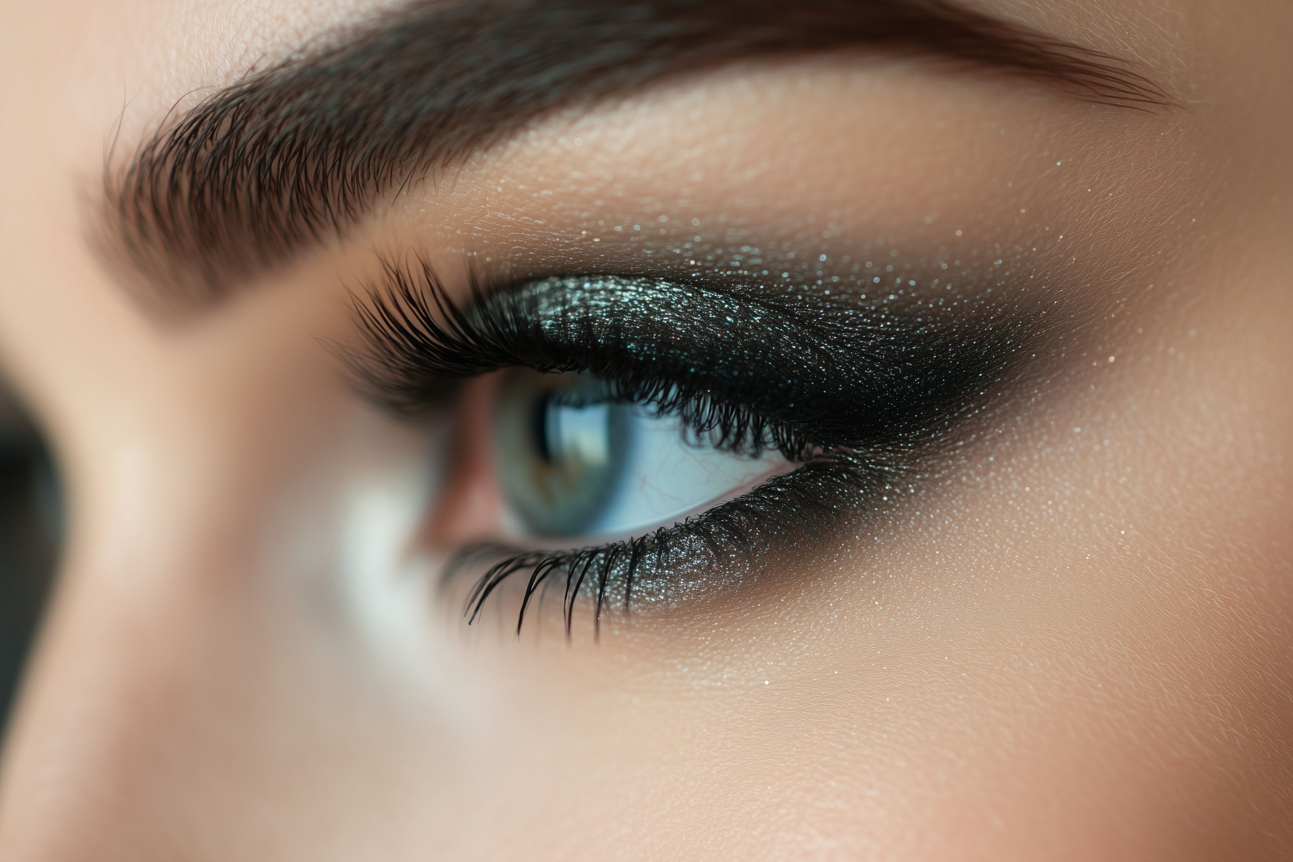 fond d ecran maquillage yeux wallapaper eye makeup degrade noir marron 7