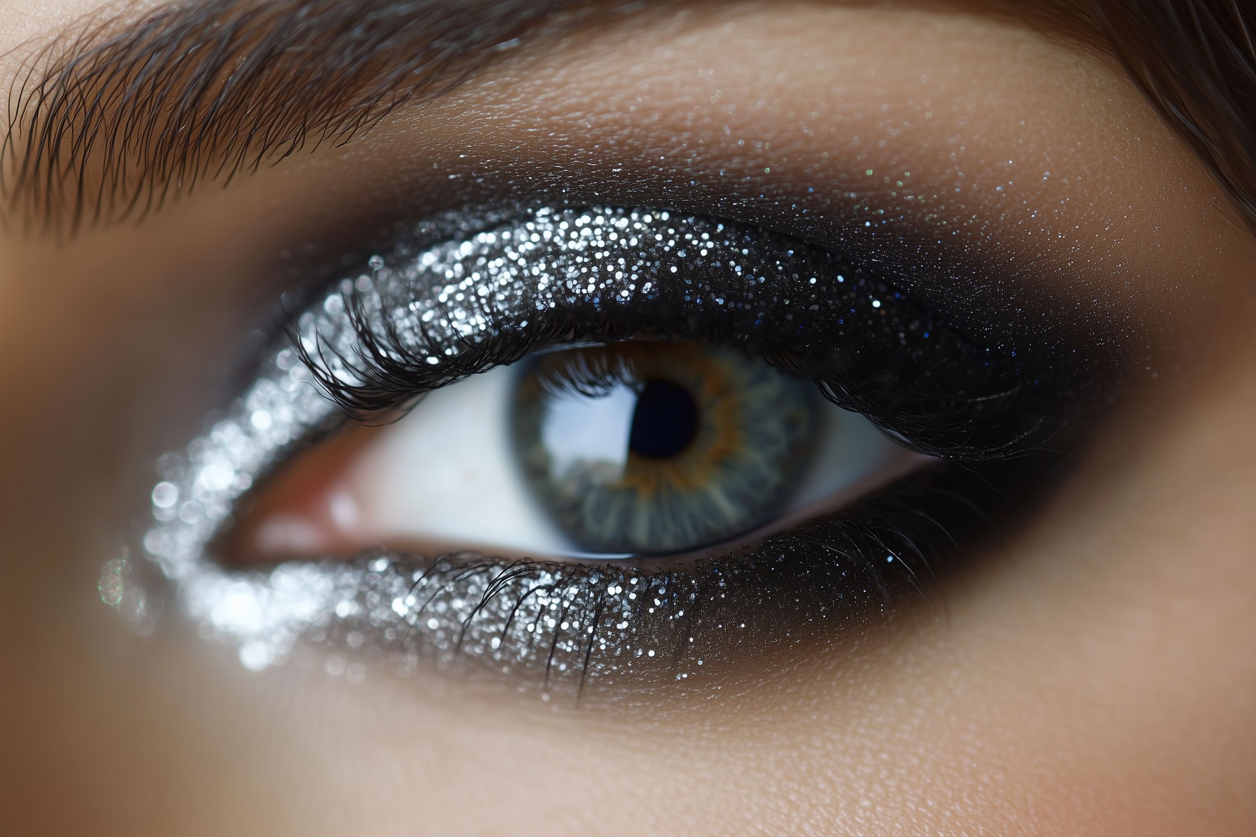 Fond d'écran maquillage yeux wallapaper eye makeup degrade paillettes glitter 2