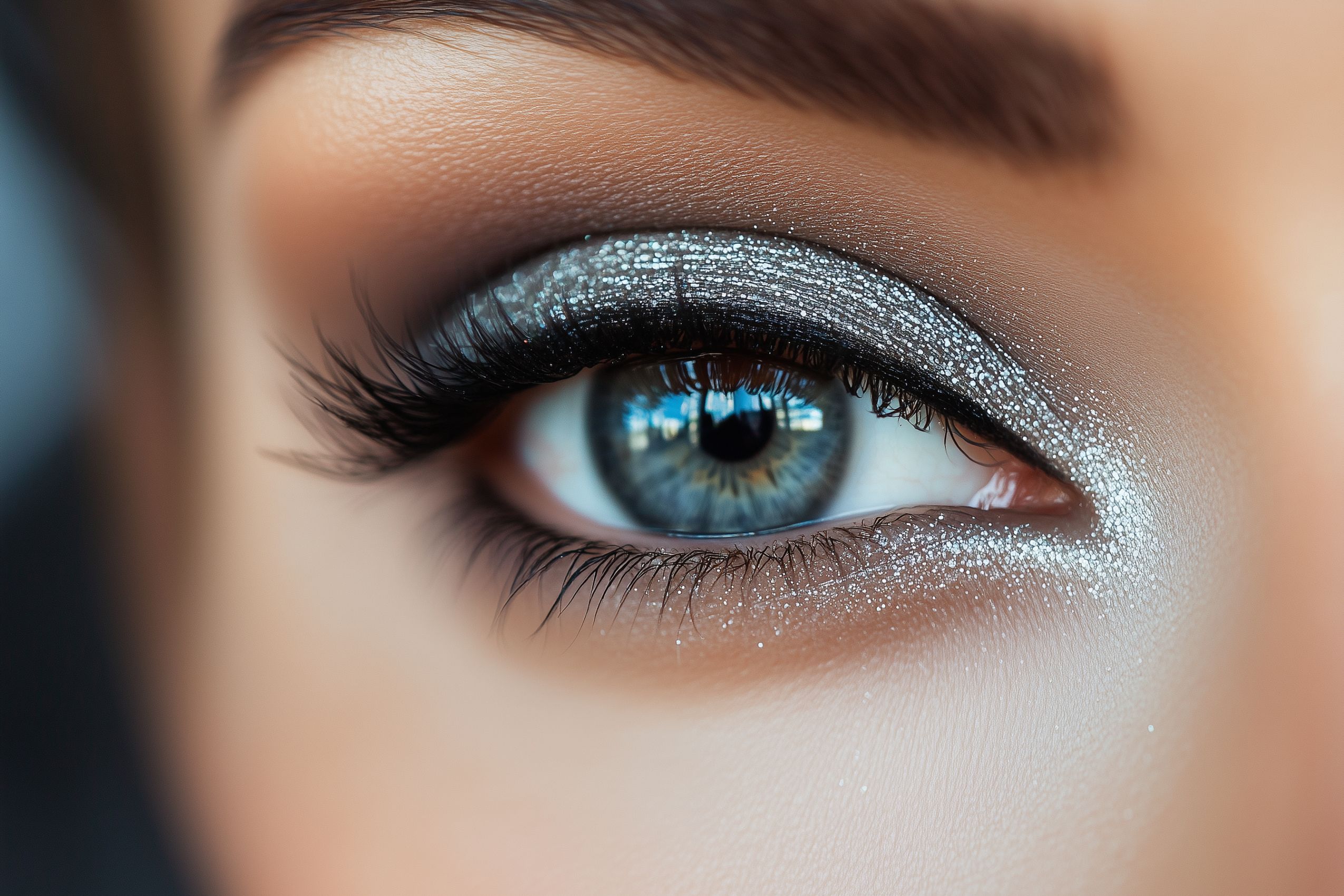 fond d ecran maquillage yeux wallapaper eye makeup degrade paillettes glitter 3