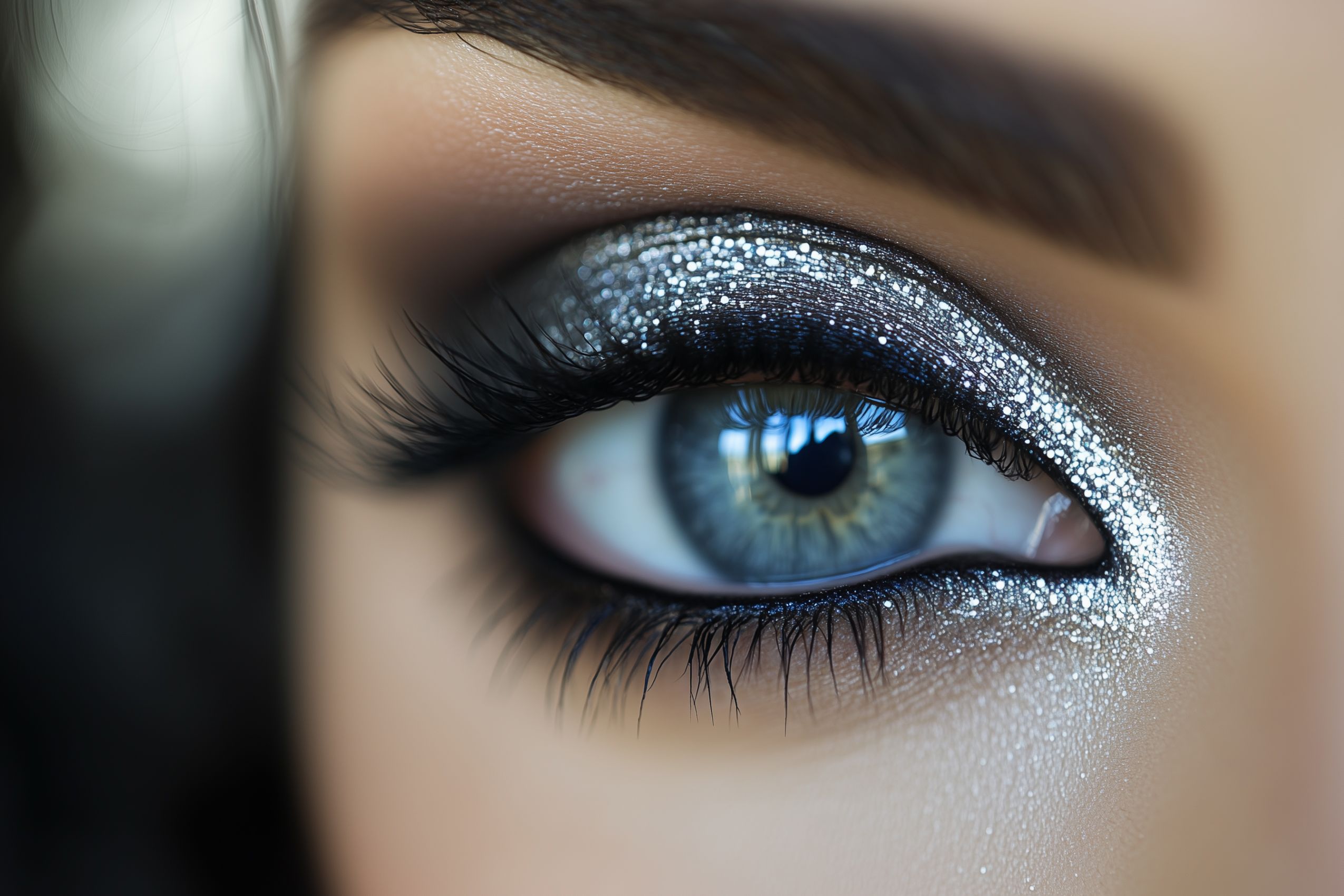 fond d ecran maquillage yeux wallapaper eye makeup degrade paillettes glitter 4