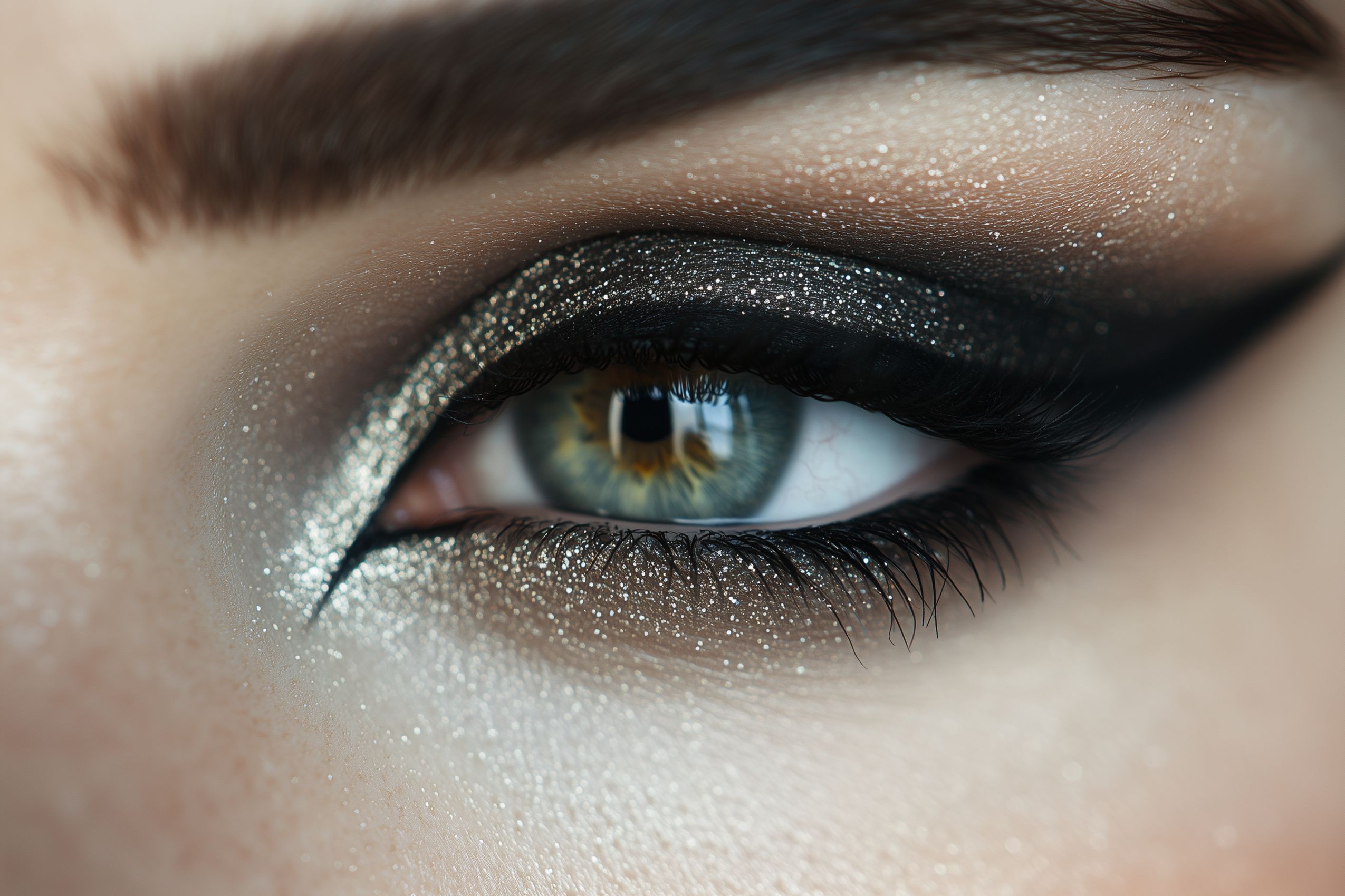 fond d ecran maquillage yeux wallapaper eye makeup degrade paillettes glitter 6
