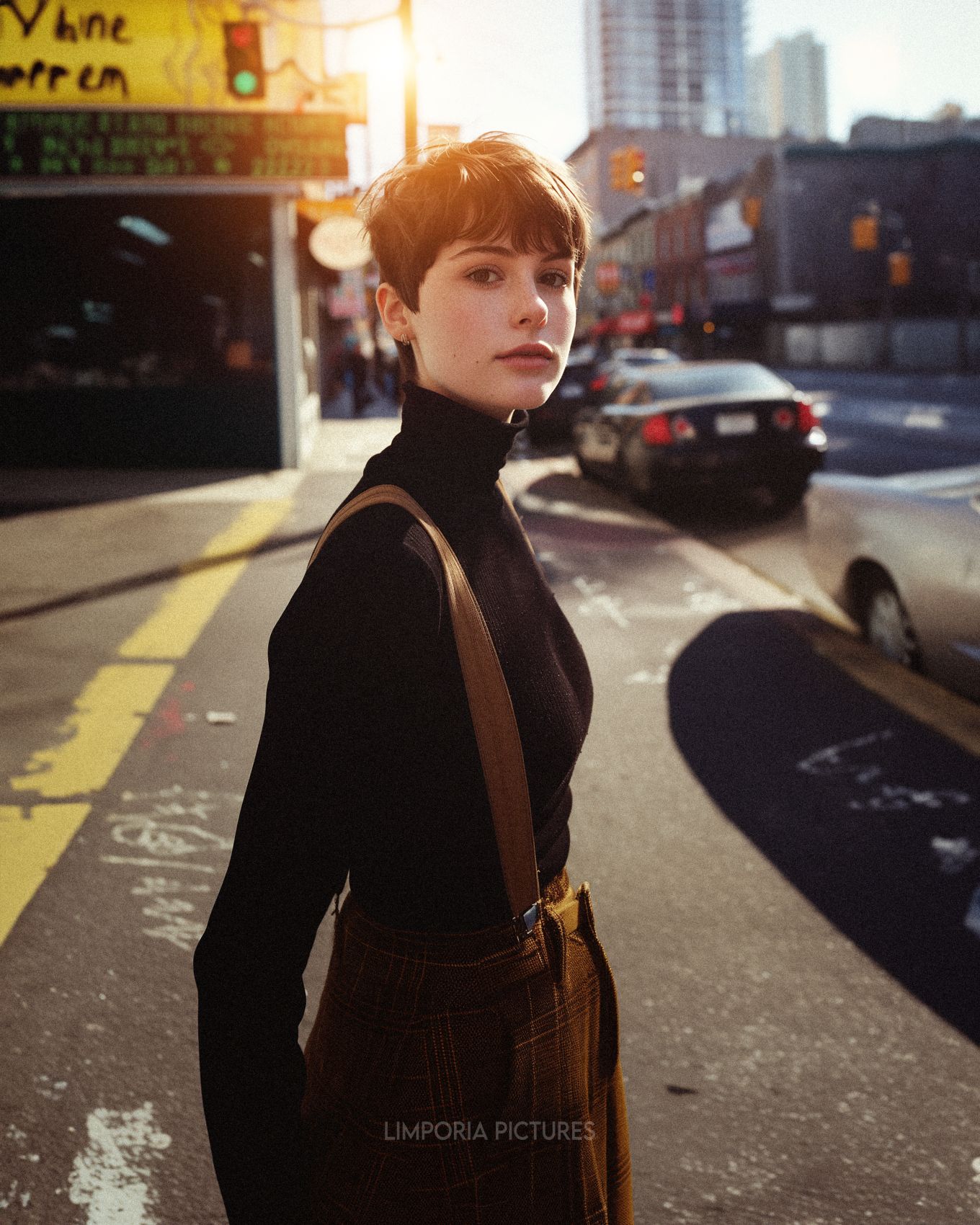 Limporia a color photograph of a simple young woman with short b9bf07d9-aca5-48d9-9c0d-868490e12191