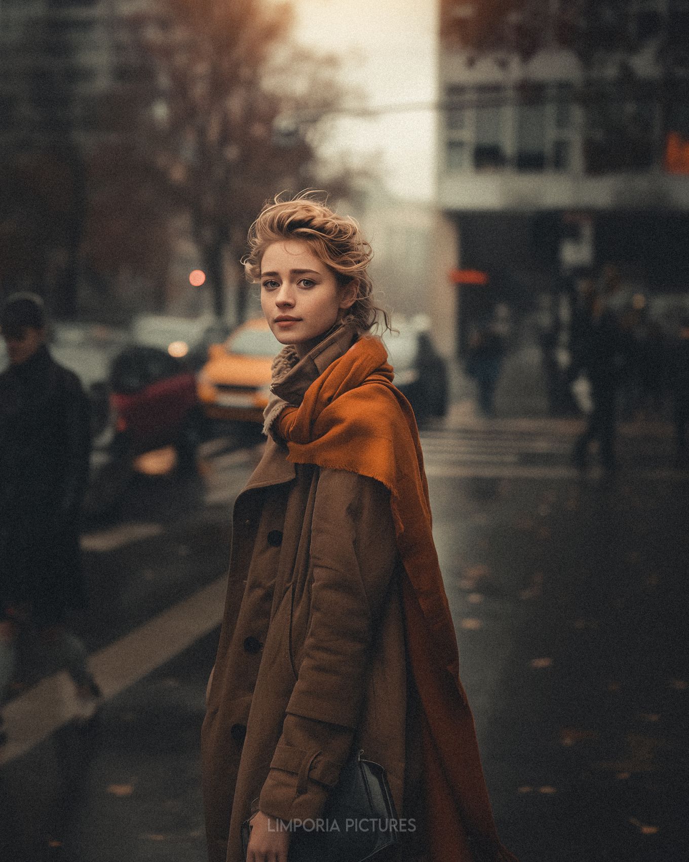 Limporia a color photograph of a simple young woman in the str 14d88d6b-0fd3-41fe-b35a-d8aaf328ee3b
