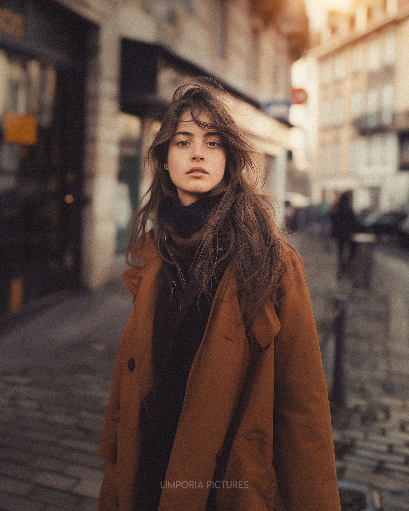 Limporia a color photograph of a simple young woman with long e38dbc82-d7e7-4a7f-9b86-3162512ca39d