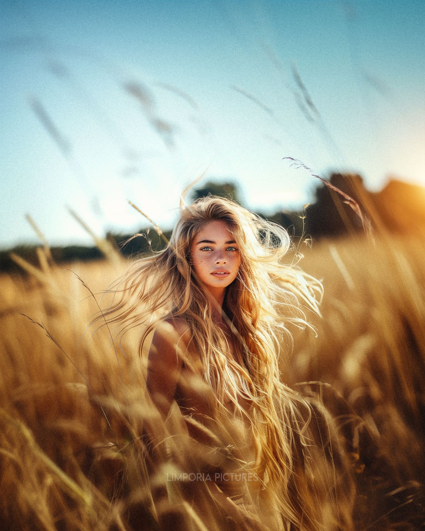 Limporia portrait of a beautiful woman with long blond hair mo 1d3bf713-48b9-42f2-9c52-160419c65431