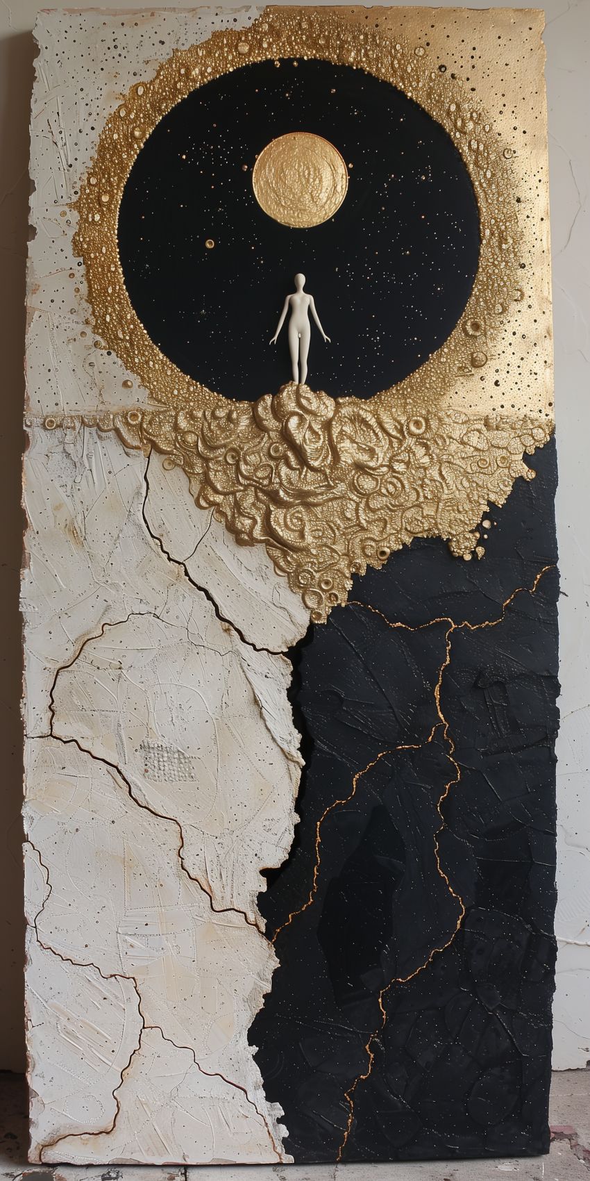 Fond d'écran angelum paradisium style chaotique fibonacci geometrie sacree 018