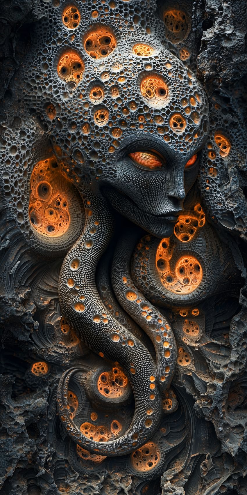 fond d ecran extraterrestre composite futuriste pour mobile alien 018