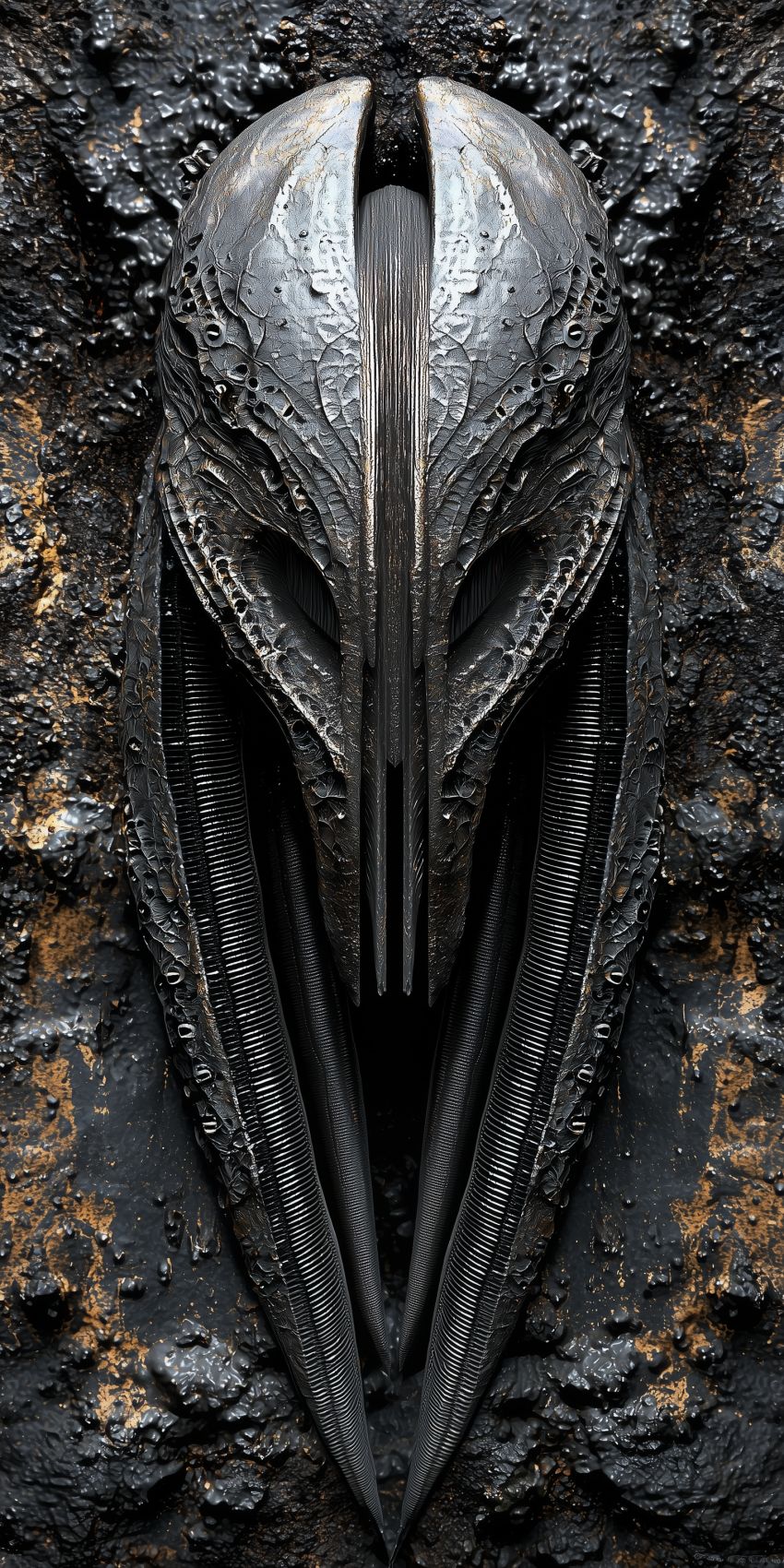 Fond d'écran extraterrestre composite futuriste pour mobile alien 024