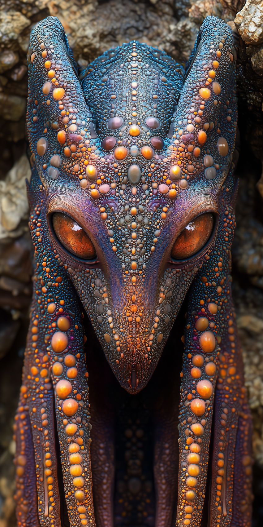 Fond d'écran extraterrestre composite futuriste pour mobile alien 030