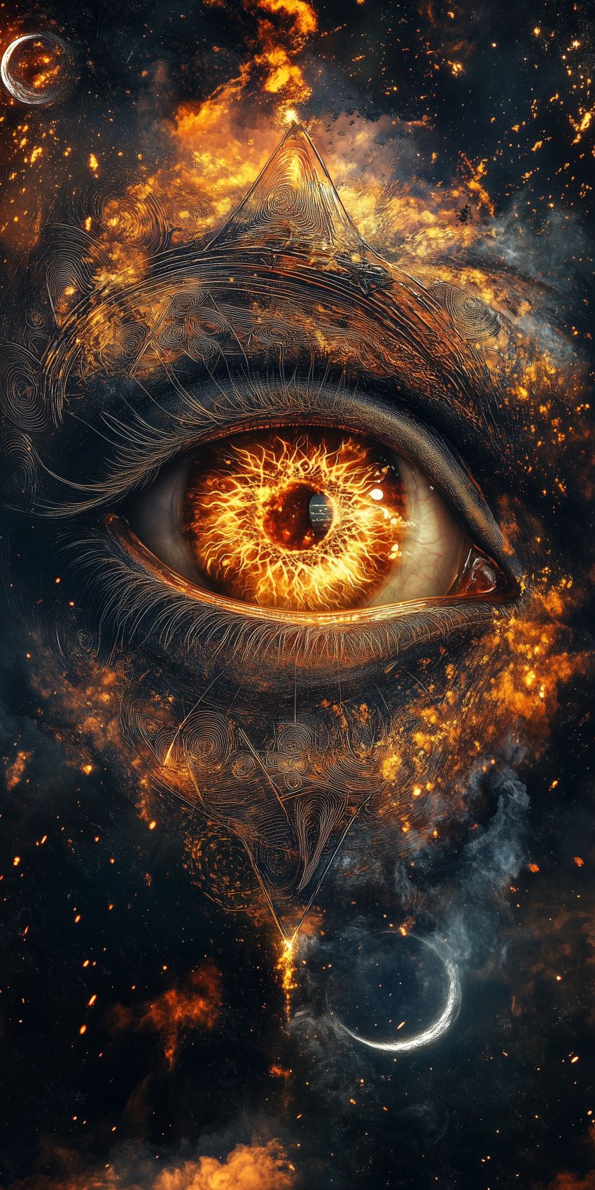 fond d ecran oeil magique image mystiques pour mobile 001